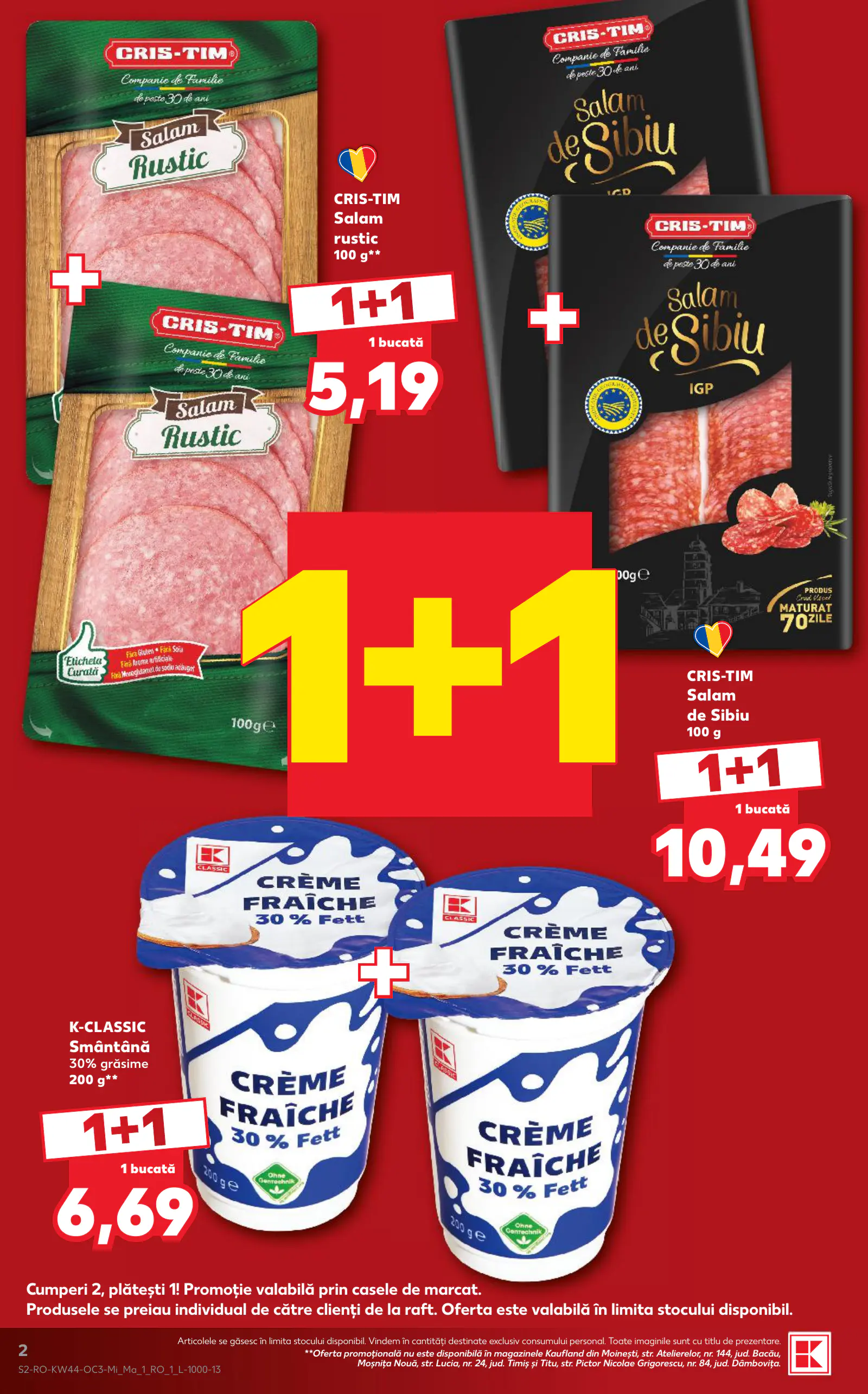 Kaufland Románia akciós újság (2), 2. oldal (okt. 28. – nov. 3.)