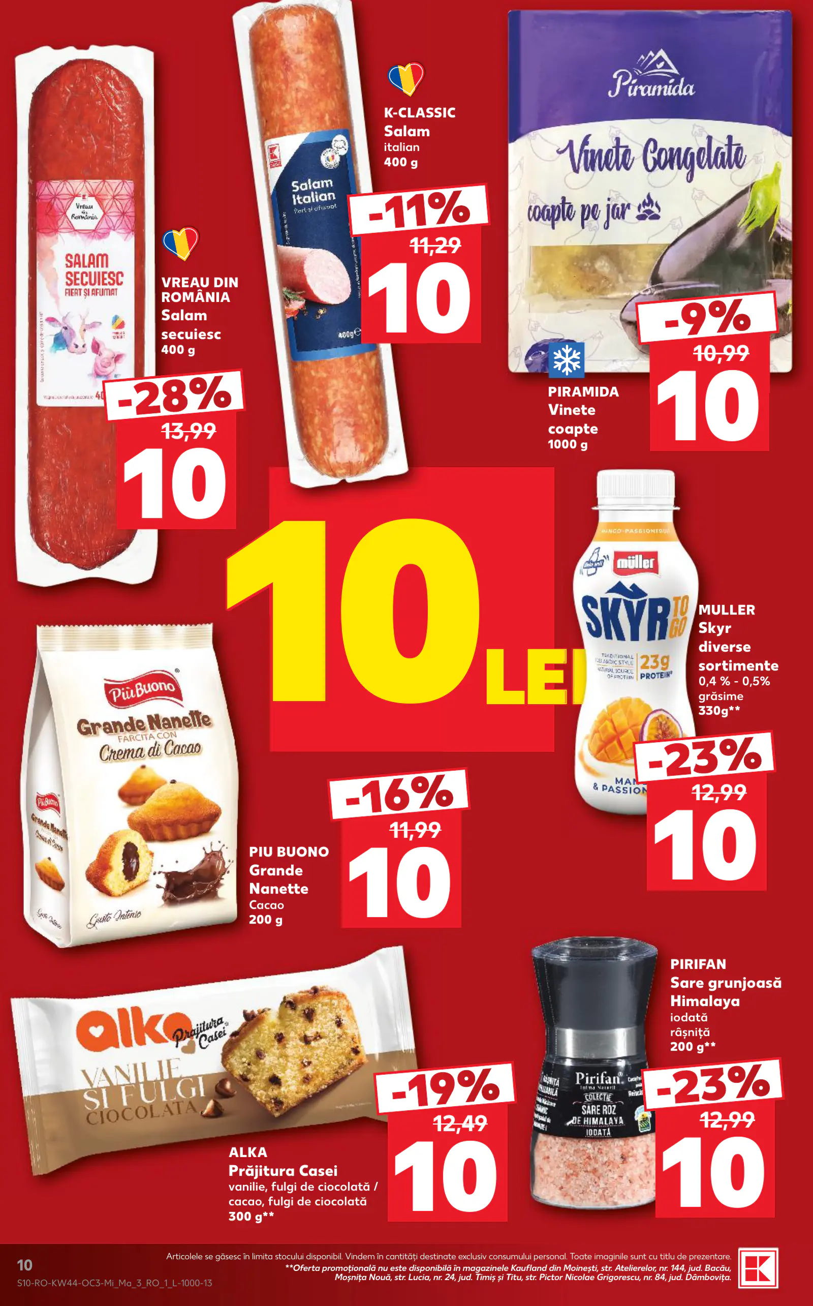 Kaufland Románia akciós újság (2), 10. oldal (okt. 28. – nov. 3.)