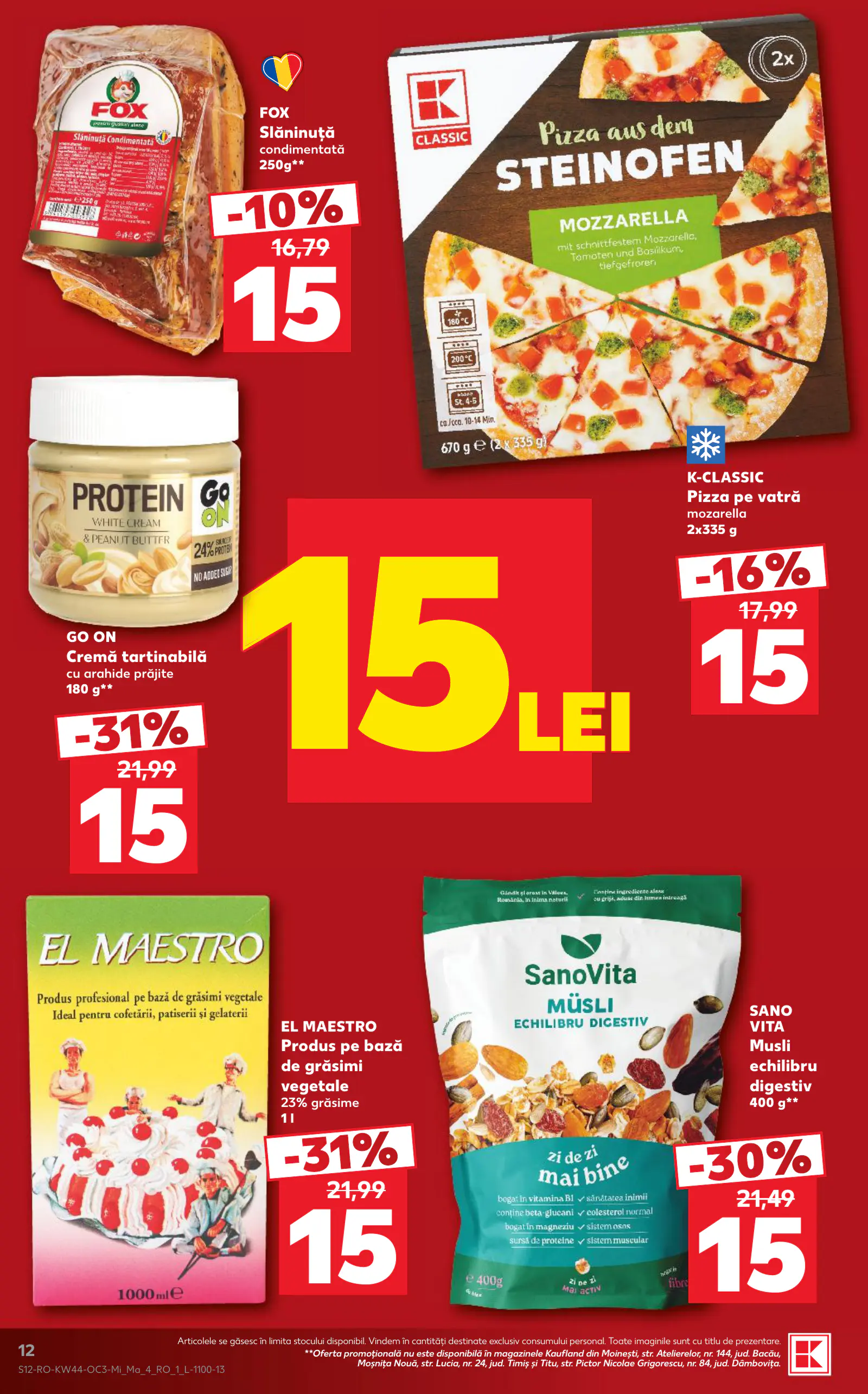 Kaufland Románia akciós újság (2), 12. oldal (okt. 28. – nov. 3.)