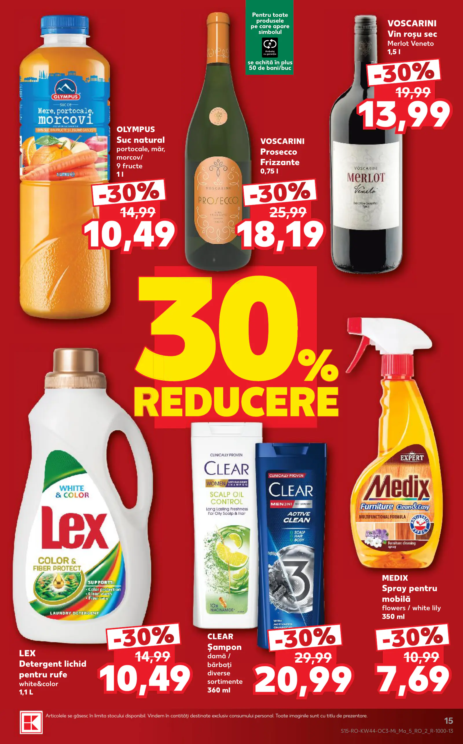 Kaufland Románia akciós újság (2), 15. oldal (okt. 28. – nov. 3.)