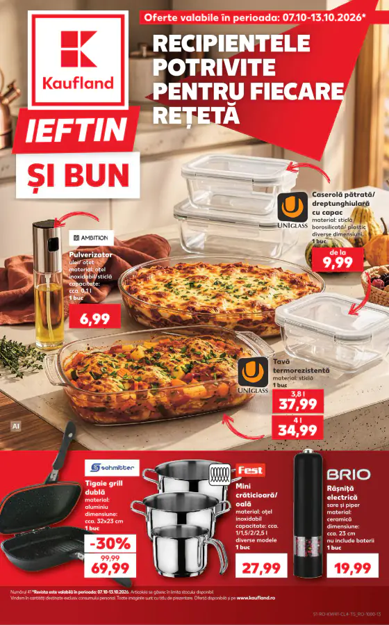 Kaufland Románia akciós újság – okt. 7–13.