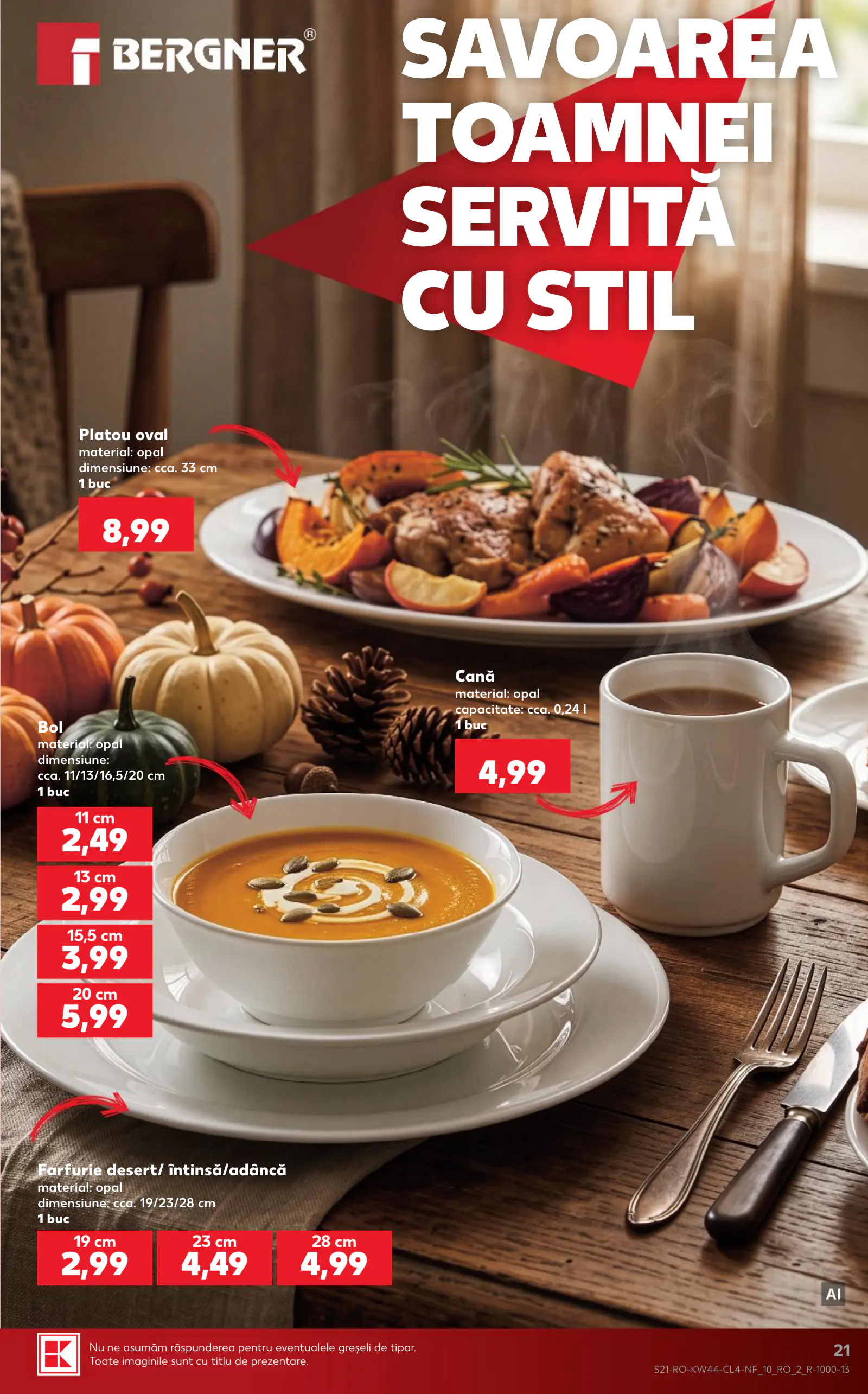 Kaufland Románia akciós újság (3), 21. oldal (okt. 28. – nov. 3.)