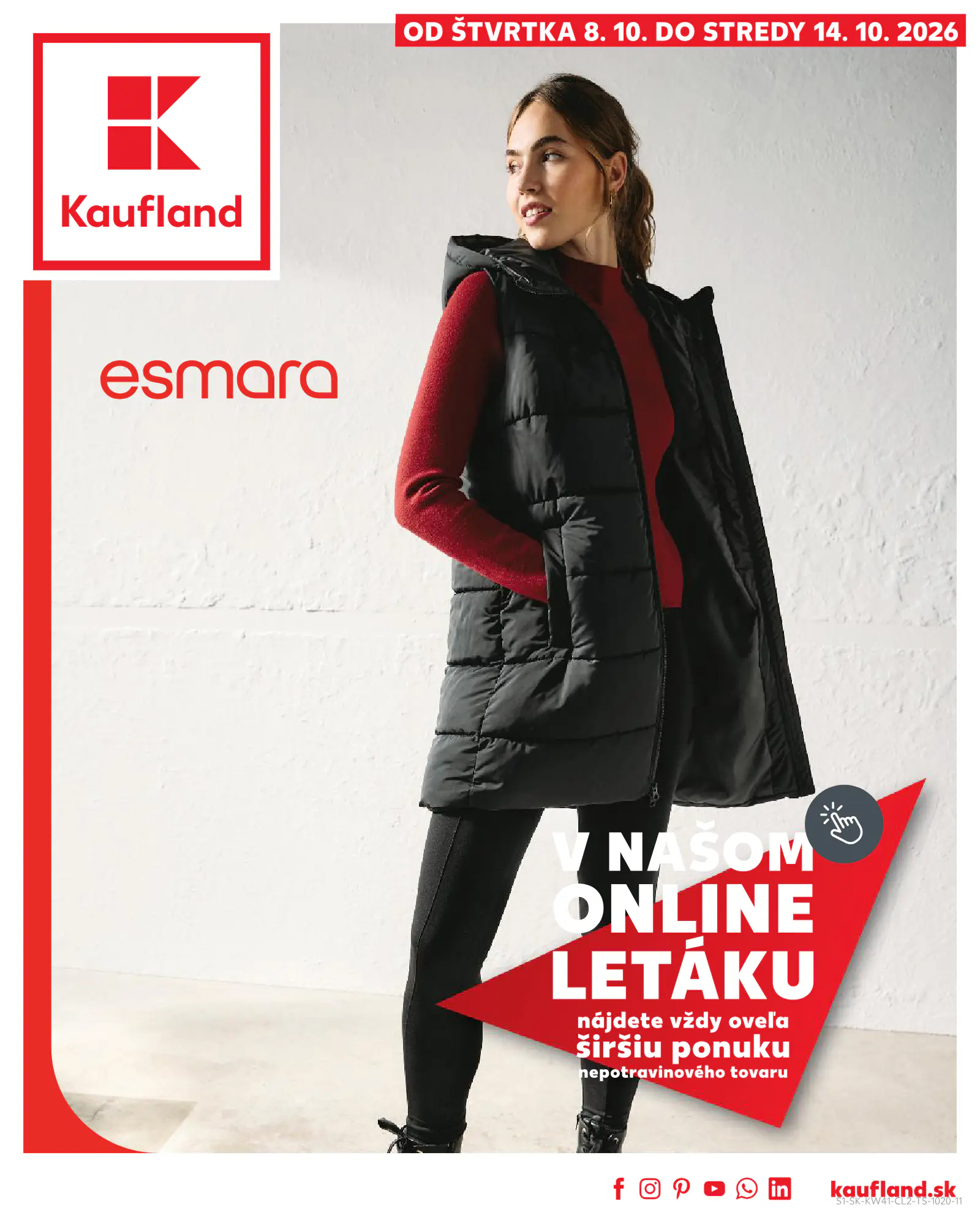 Kaufland Szlovákia akciós újság, 1. oldal (okt. 8–14.)