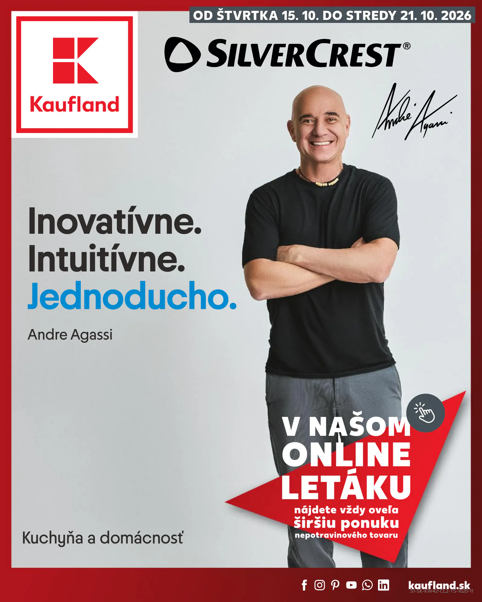 Kaufland Szlovákia akciós újság, 1. oldal (okt. 15–21.)