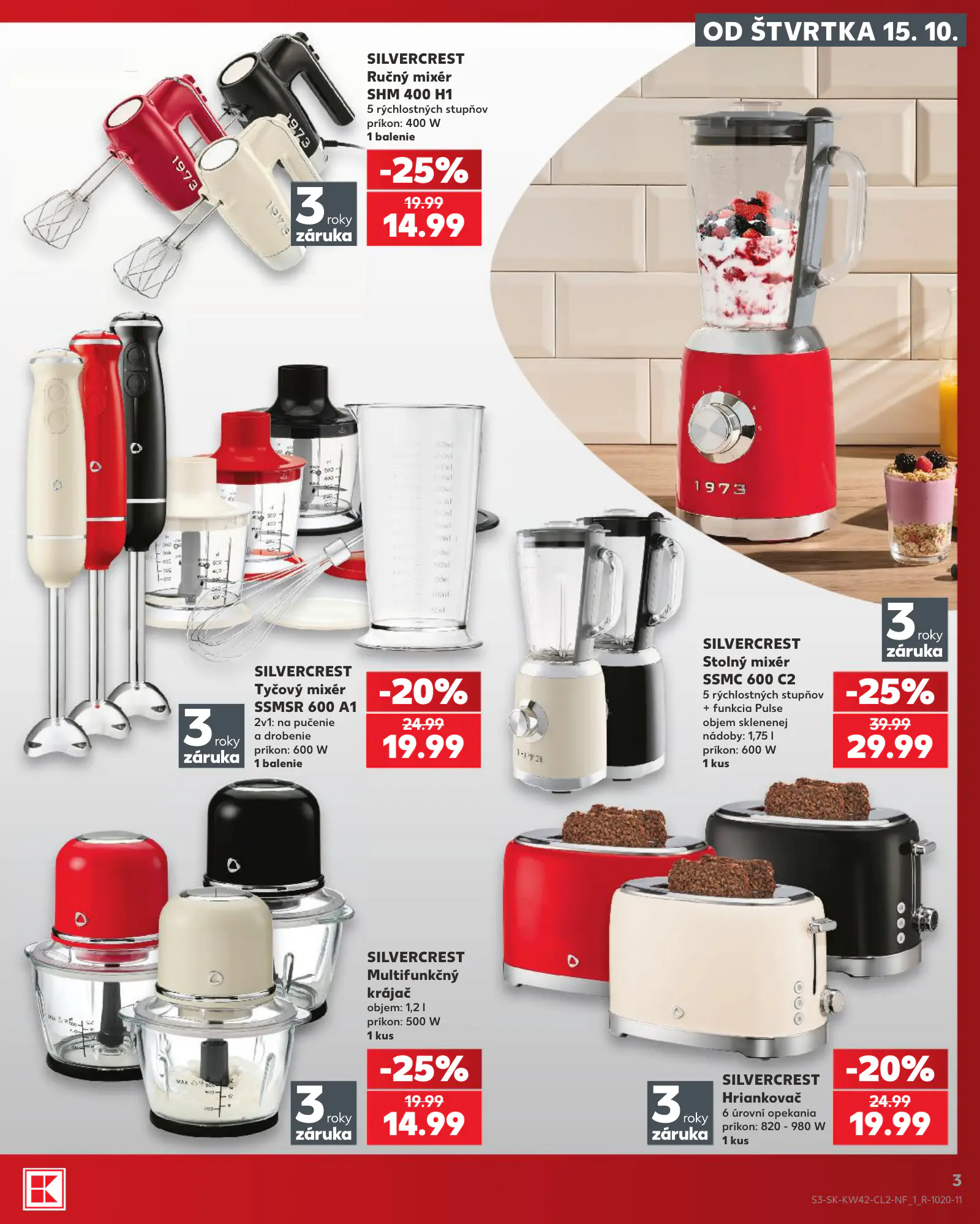 Kaufland Szlovákia akciós újság, 3. oldal (okt. 15–21.)
