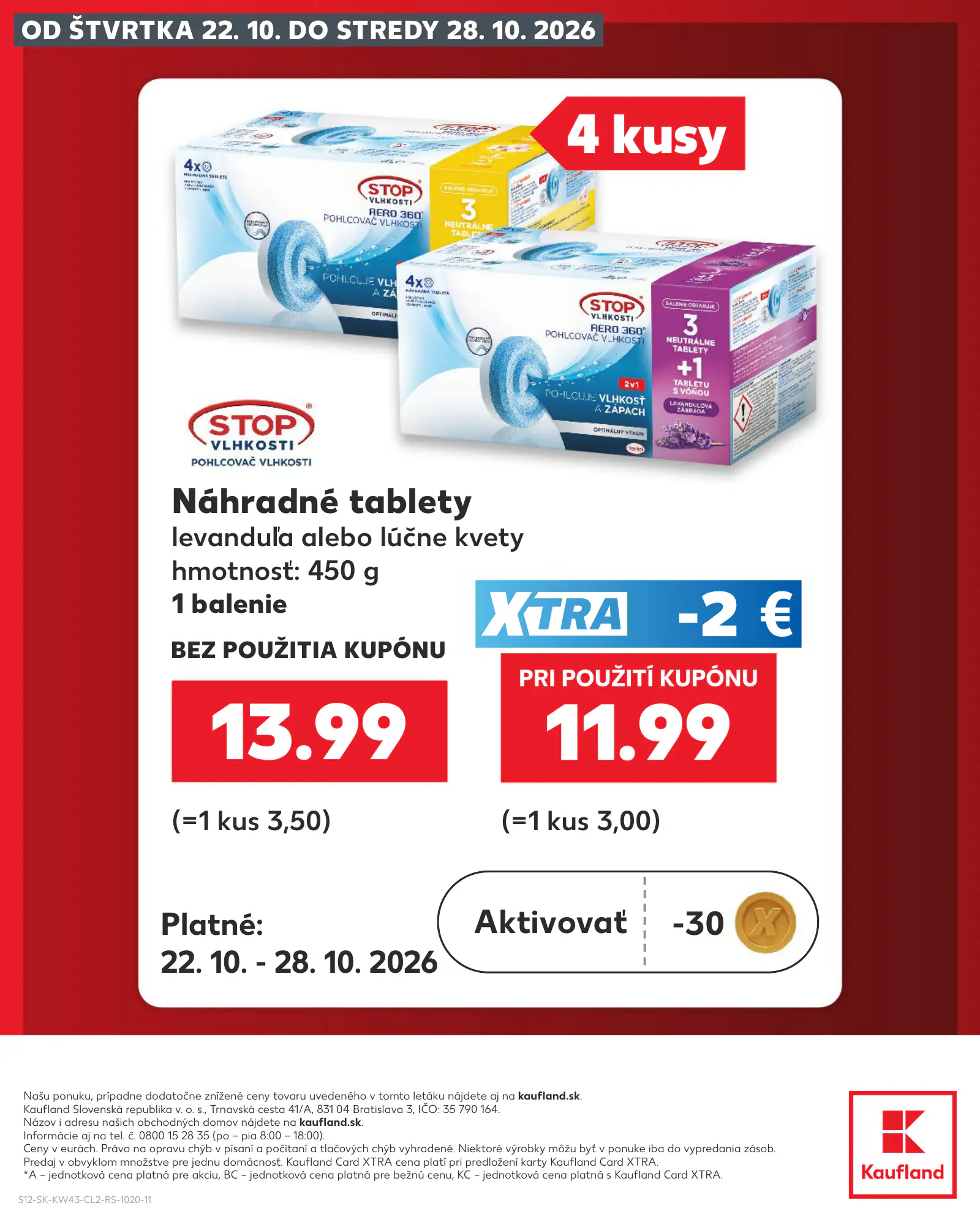 Kaufland Szlovákia akciós újság, 12. oldal (okt. 22–28.)