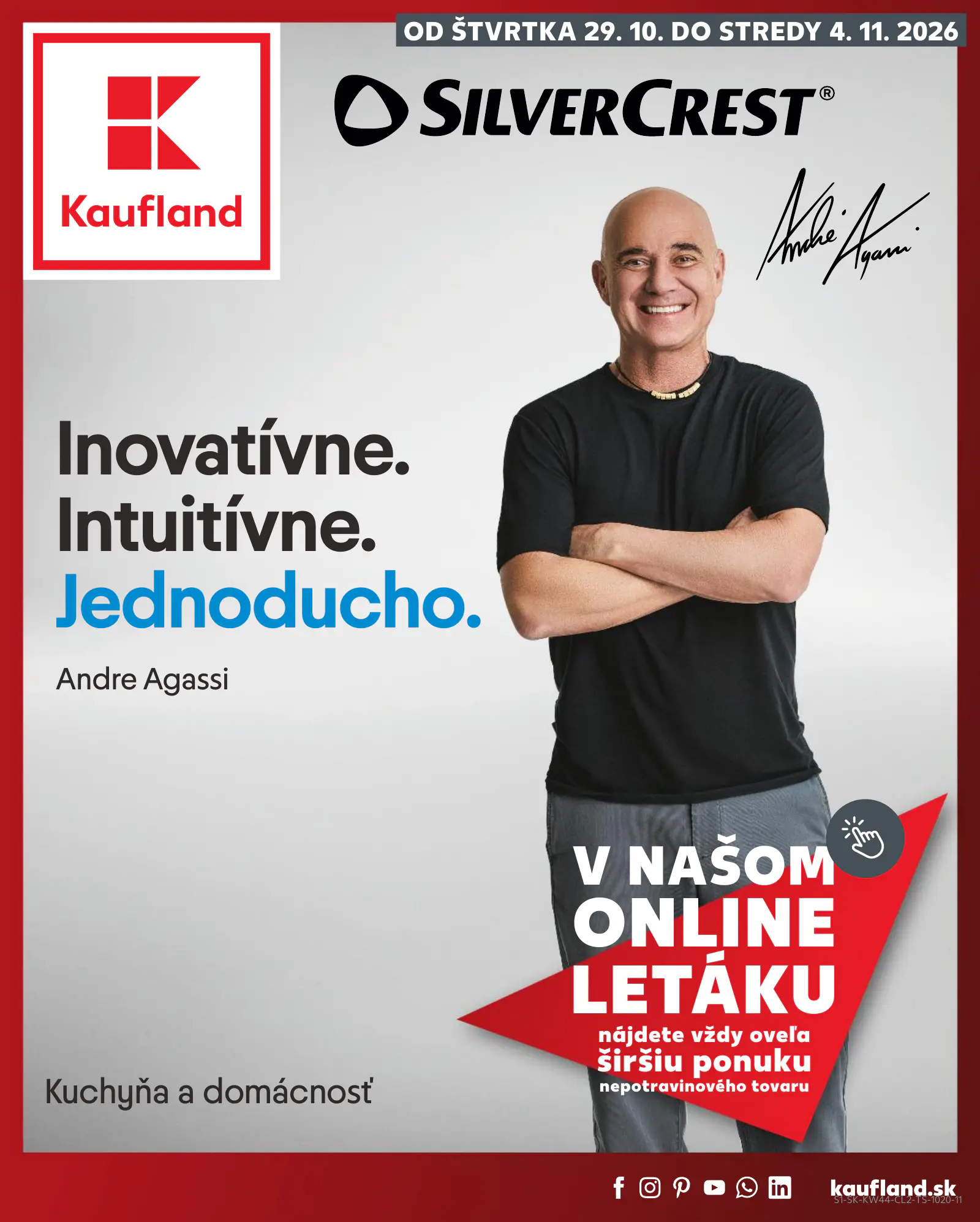 Kaufland Szlovákia akciós újság, 1. oldal (okt. 29. – nov. 4.)