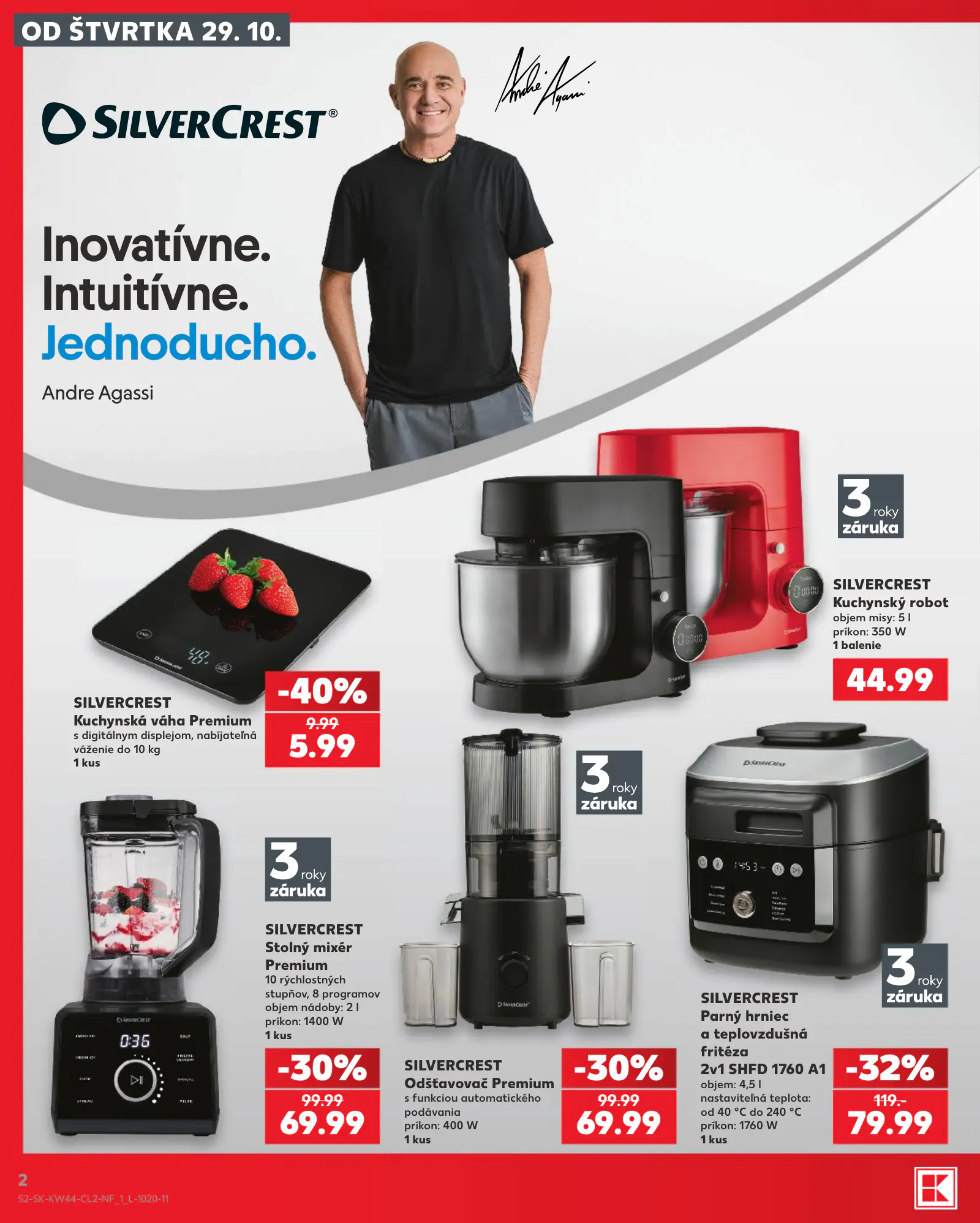 Kaufland Szlovákia akciós újság, 2. oldal (okt. 29. – nov. 4.)