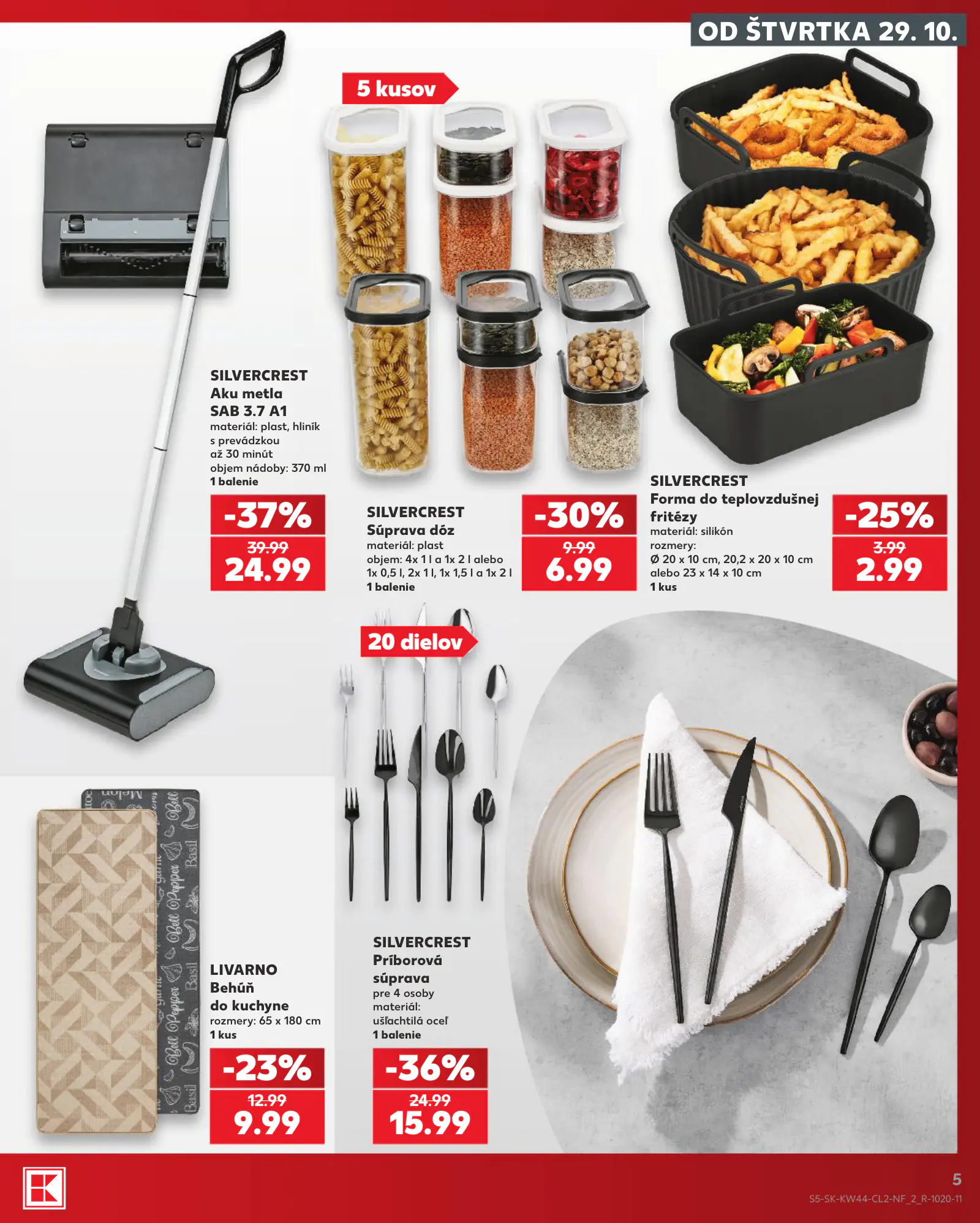 Kaufland Szlovákia akciós újság, 5. oldal (okt. 29. – nov. 4.)