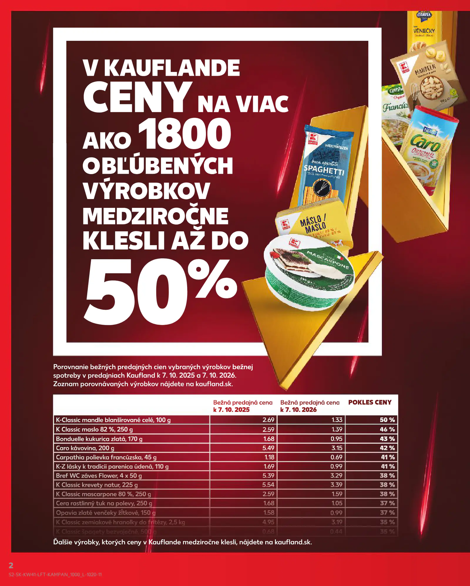 Kaufland Szlovákia KDZ, 2. oldal (okt. 8–14.)