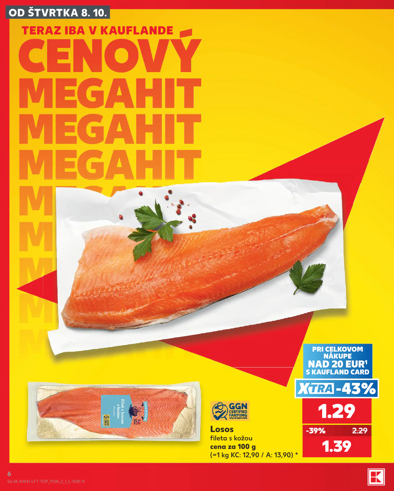Kaufland Szlovákia KDZ, 6. oldal (okt. 8–14.)