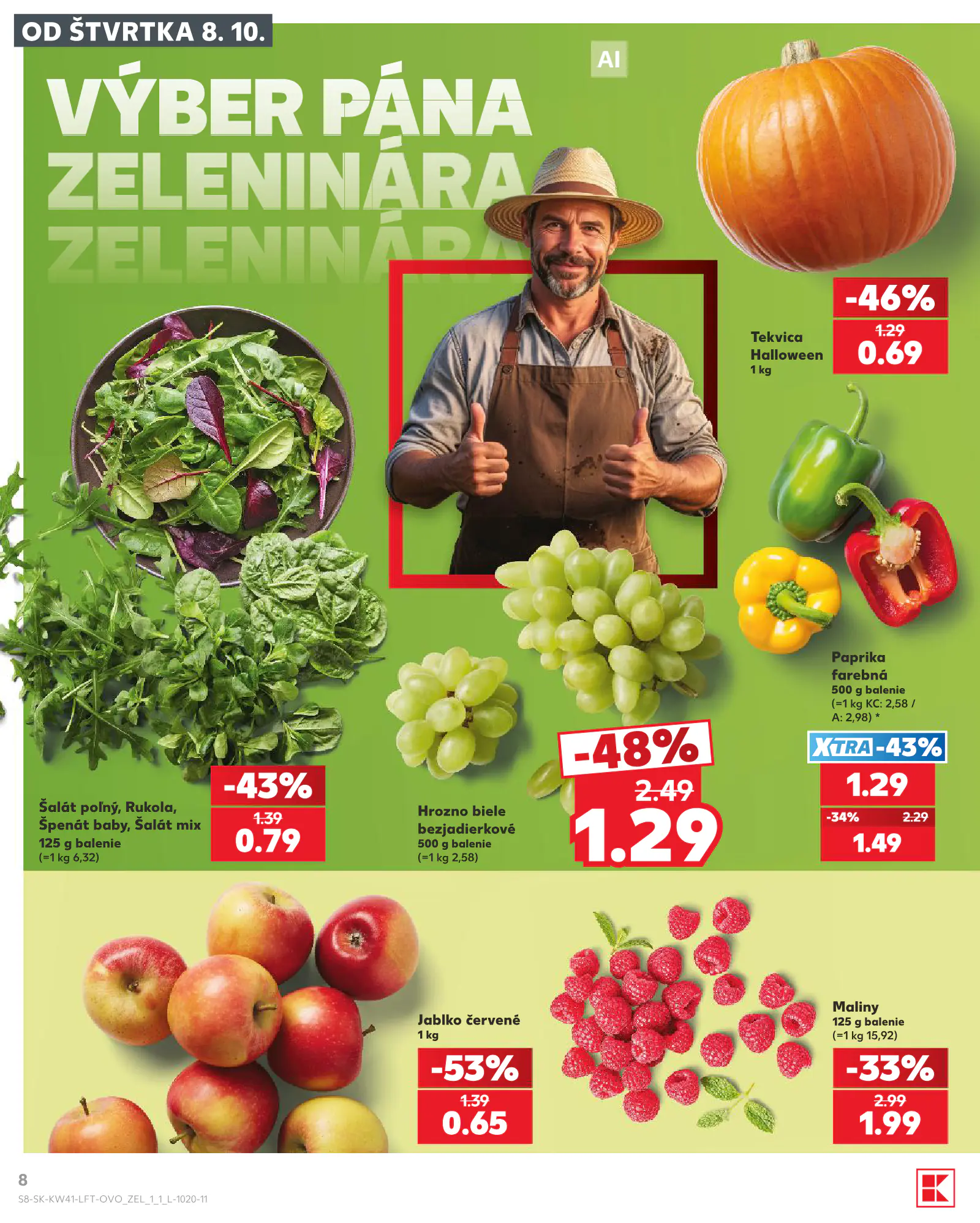 Kaufland Szlovákia KDZ, 8. oldal (okt. 8–14.)