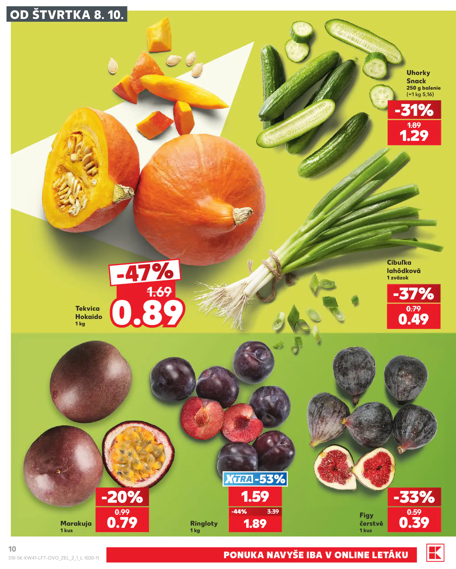 Kaufland Szlovákia KDZ, 10. oldal (okt. 8–14.)