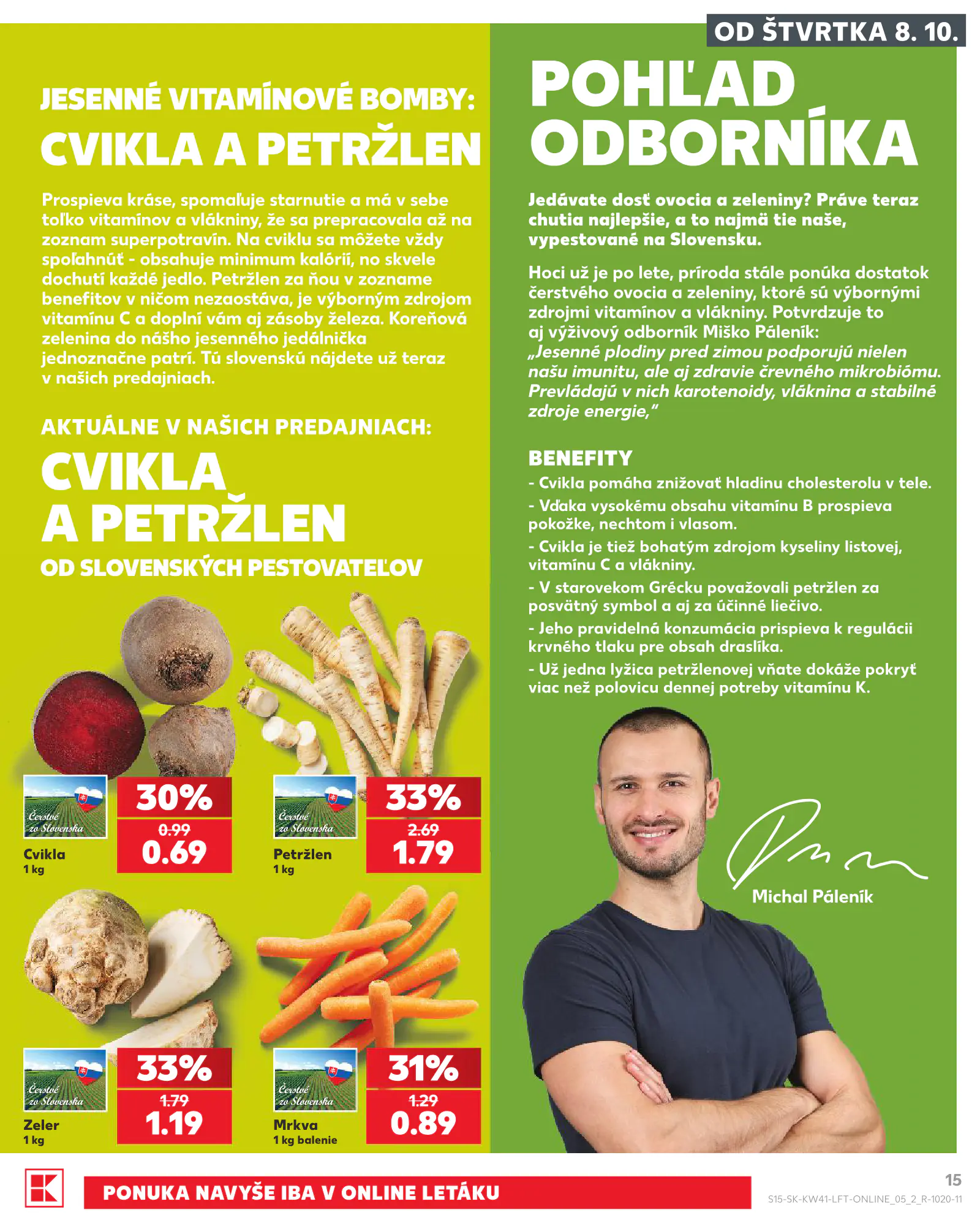 Kaufland Szlovákia KDZ, 15. oldal (okt. 8–14.)