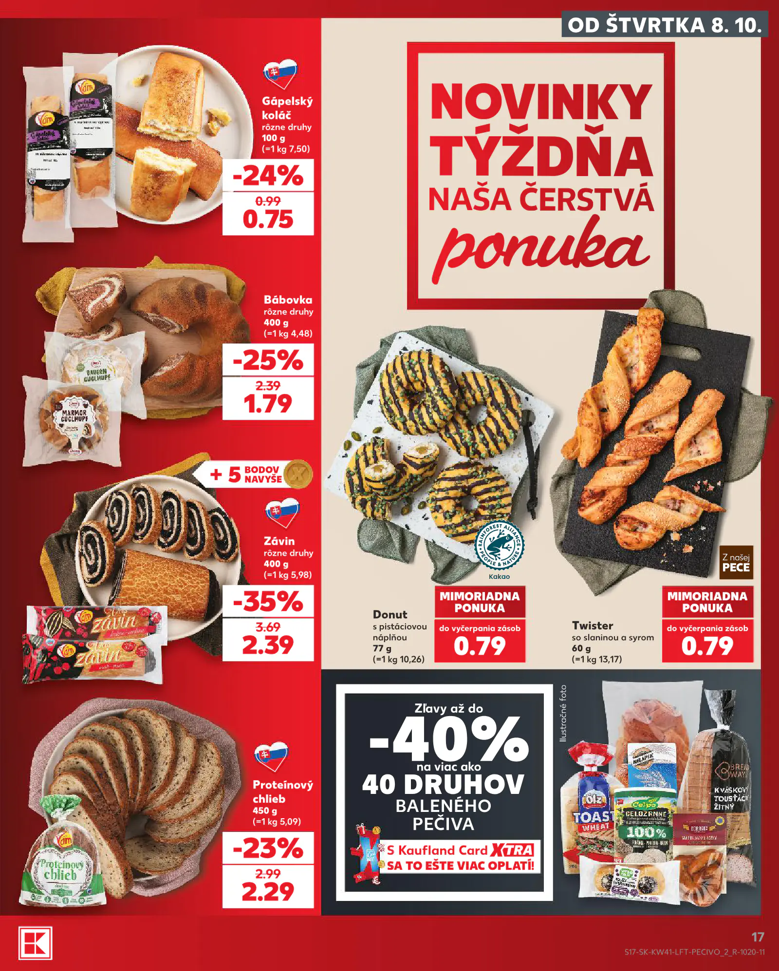 Kaufland Szlovákia KDZ, 17. oldal (okt. 8–14.)