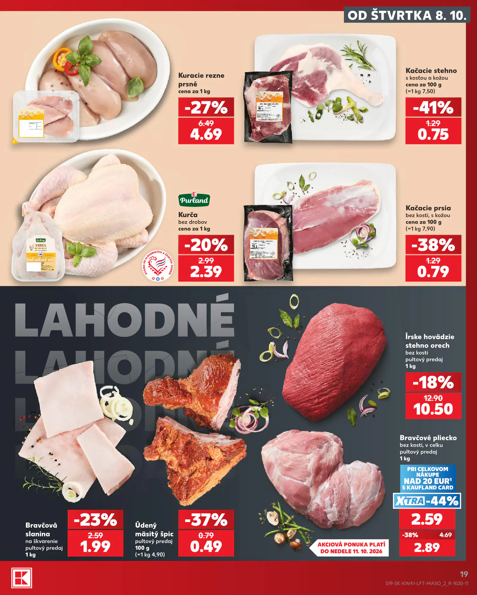 Kaufland Szlovákia KDZ, 19. oldal (okt. 8–14.)