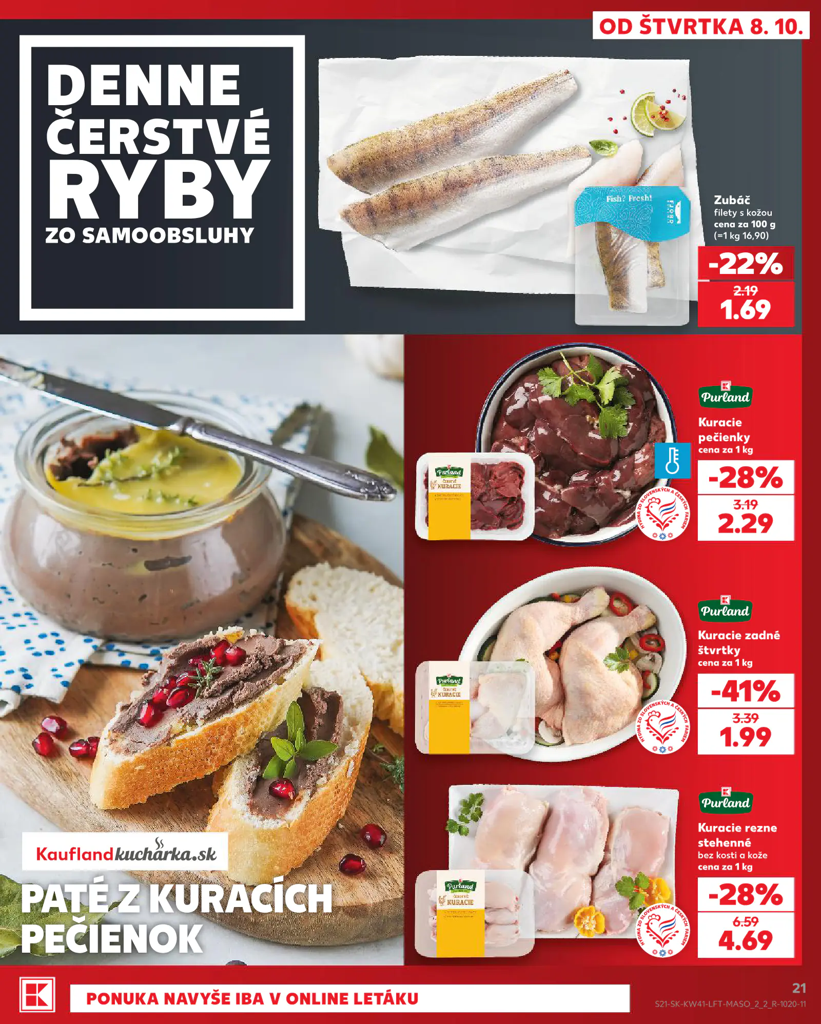 Kaufland Szlovákia KDZ, 21. oldal (okt. 8–14.)