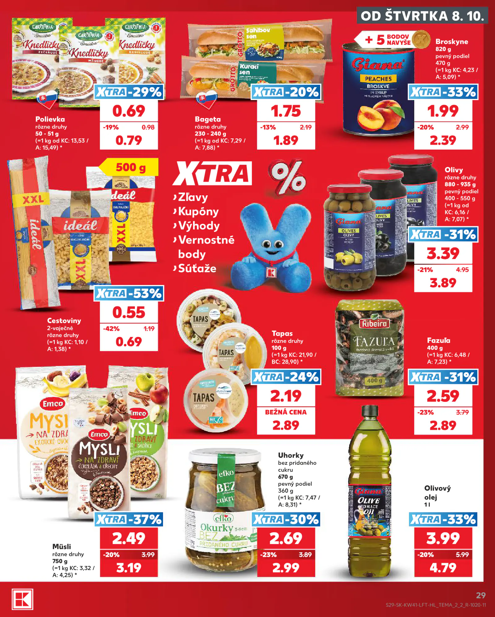 Kaufland Szlovákia KDZ, 29. oldal (okt. 8–14.)