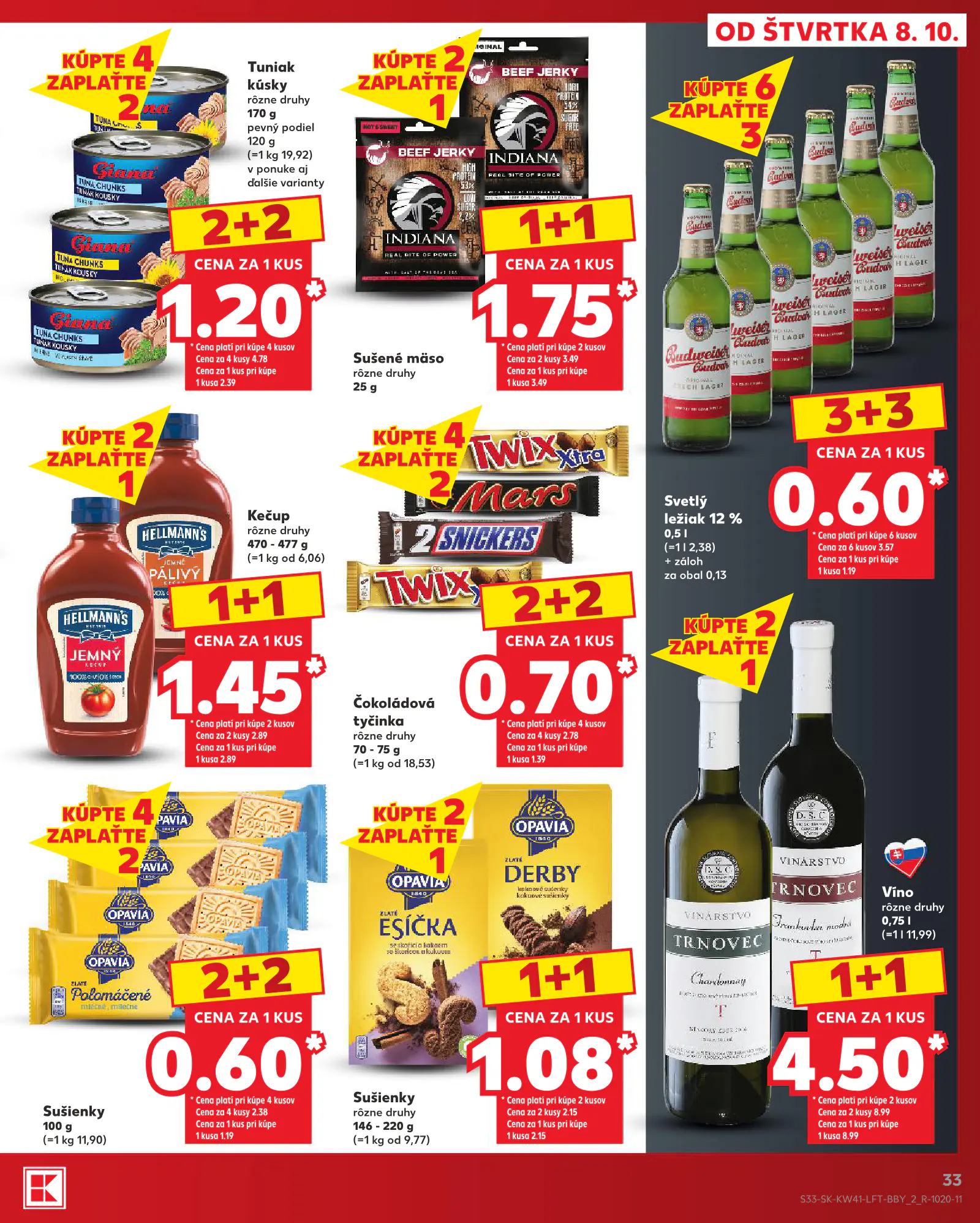 Kaufland Szlovákia KDZ, 33. oldal (okt. 8–14.)