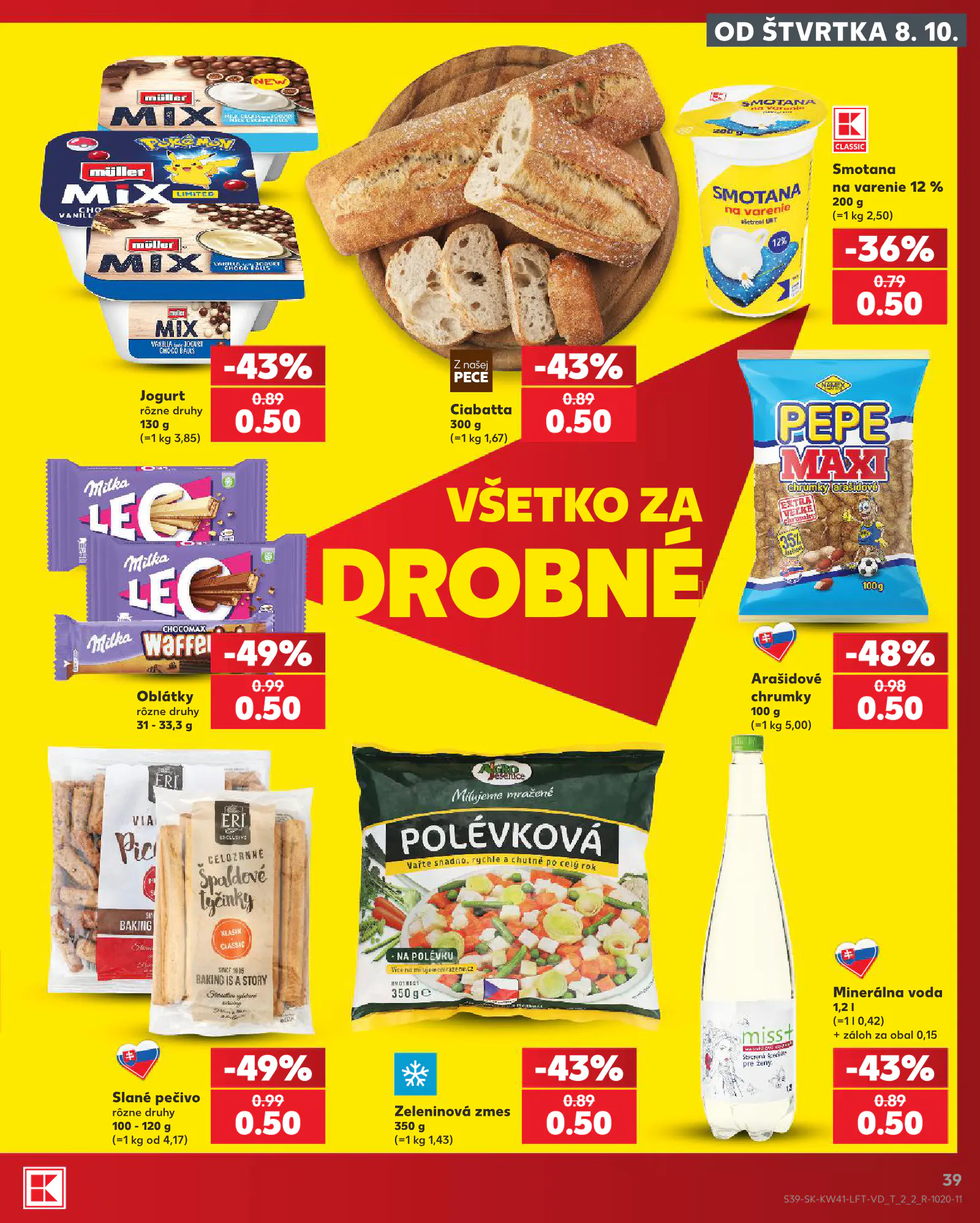 Kaufland Szlovákia KDZ, 39. oldal (okt. 8–14.)
