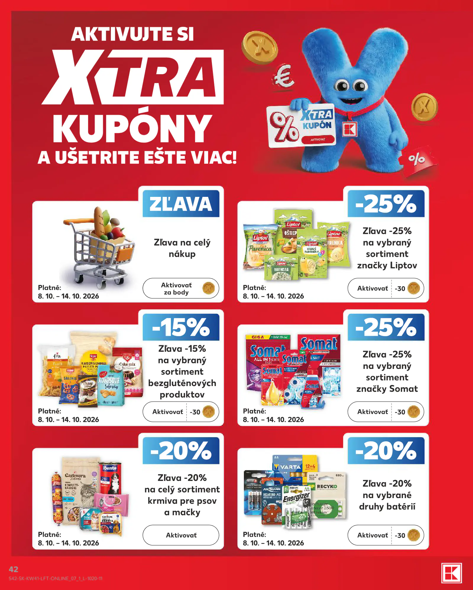 Kaufland Szlovákia KDZ, 42. oldal (okt. 8–14.)