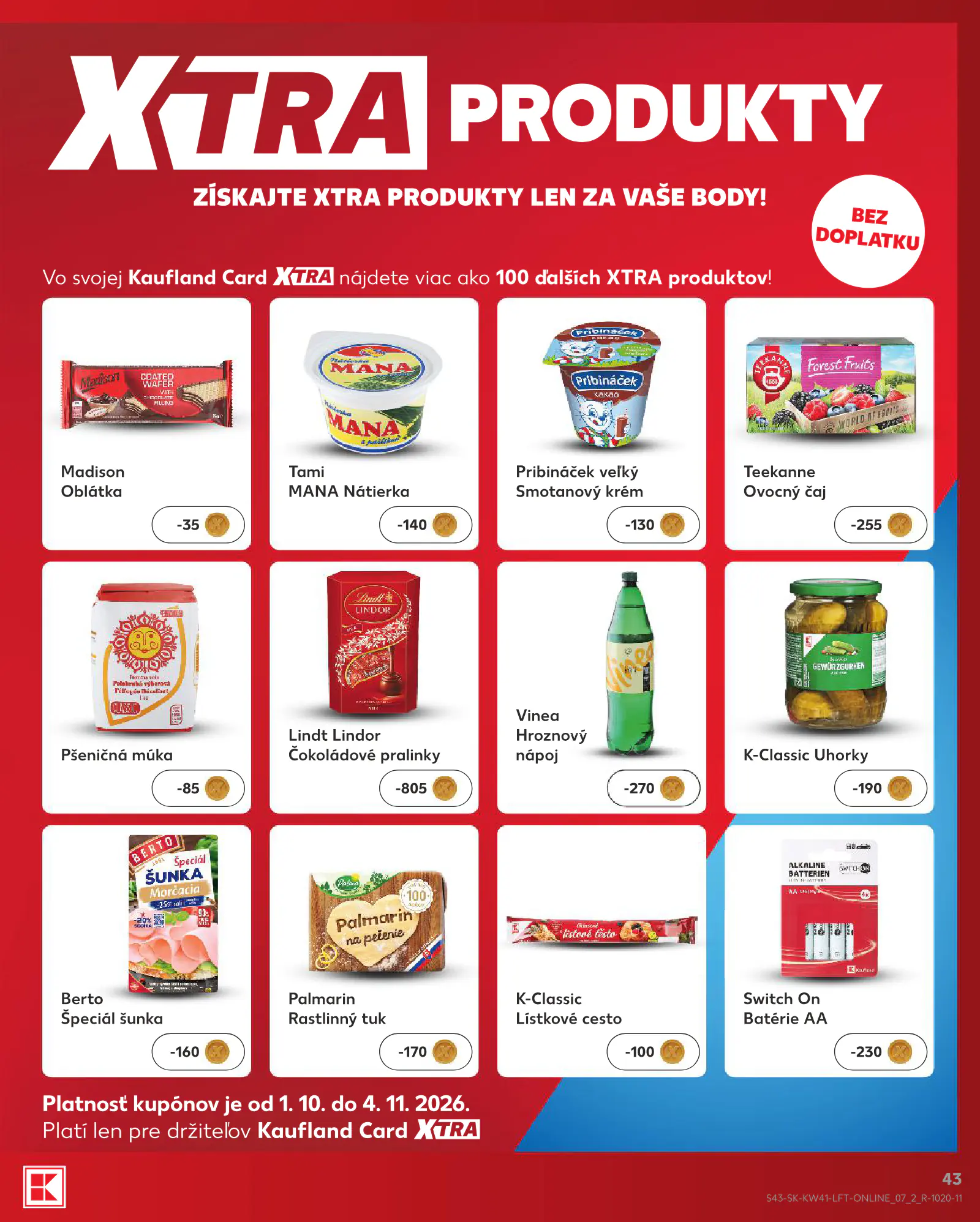 Kaufland Szlovákia KDZ, 43. oldal (okt. 8–14.)