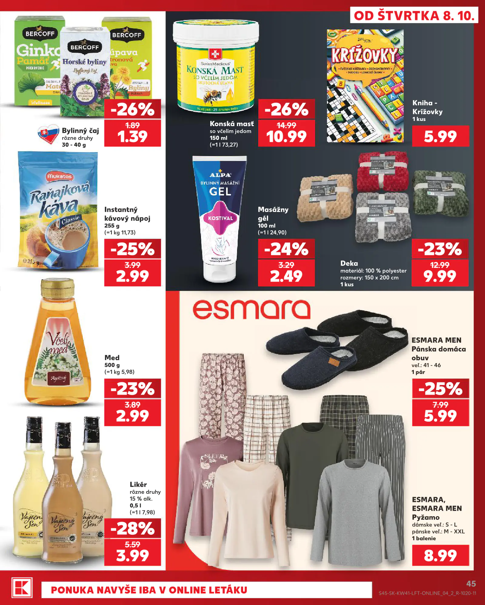 Kaufland Szlovákia KDZ, 45. oldal (okt. 8–14.)