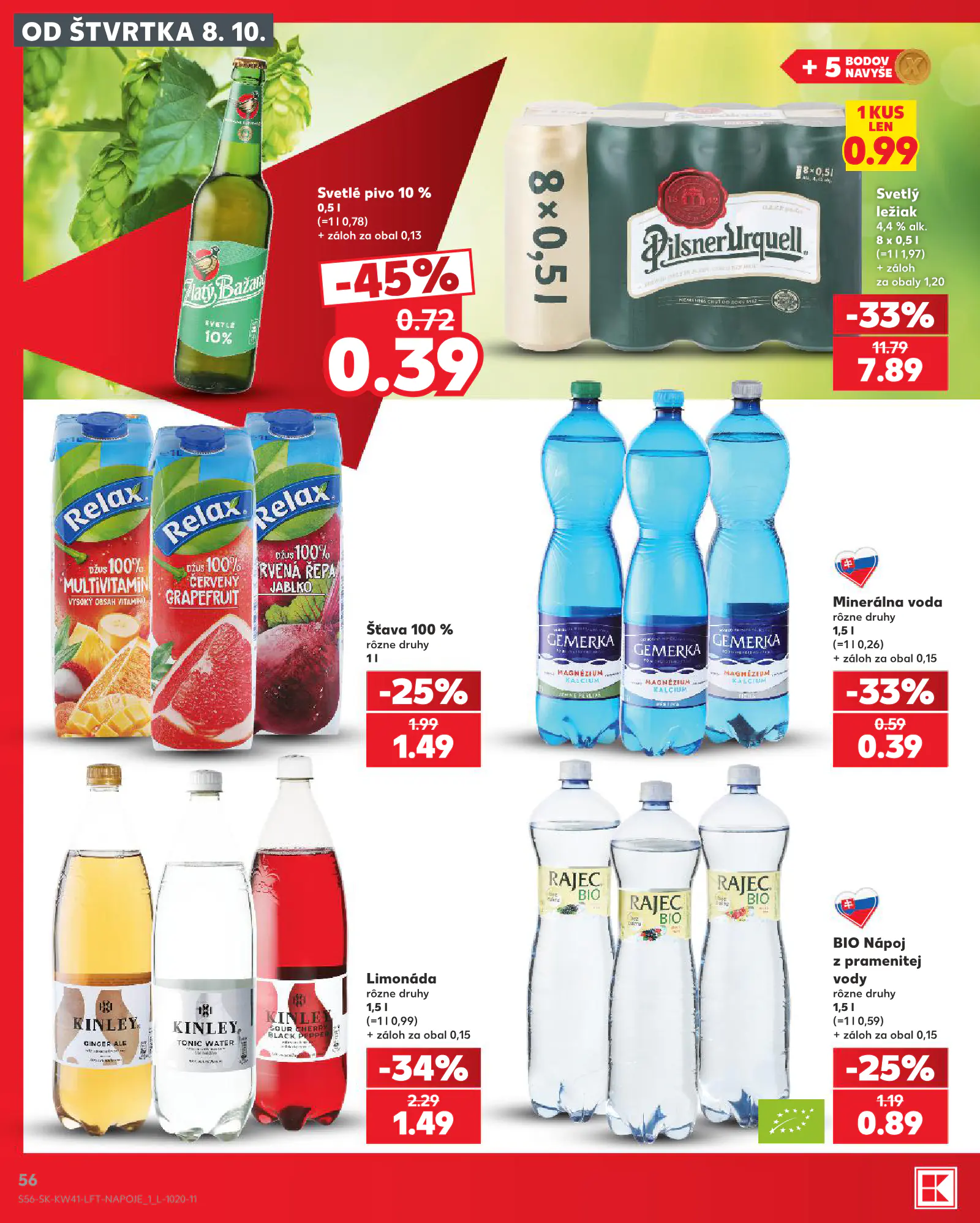 Kaufland Szlovákia KDZ, 56. oldal (okt. 8–14.)