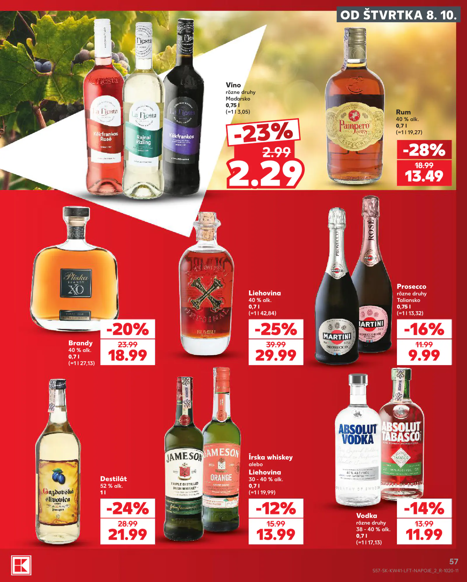 Kaufland Szlovákia KDZ, 57. oldal (okt. 8–14.)