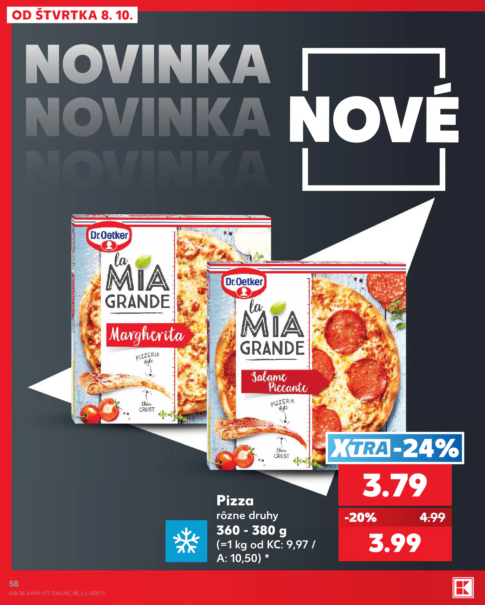 Kaufland Szlovákia KDZ, 58. oldal (okt. 8–14.)