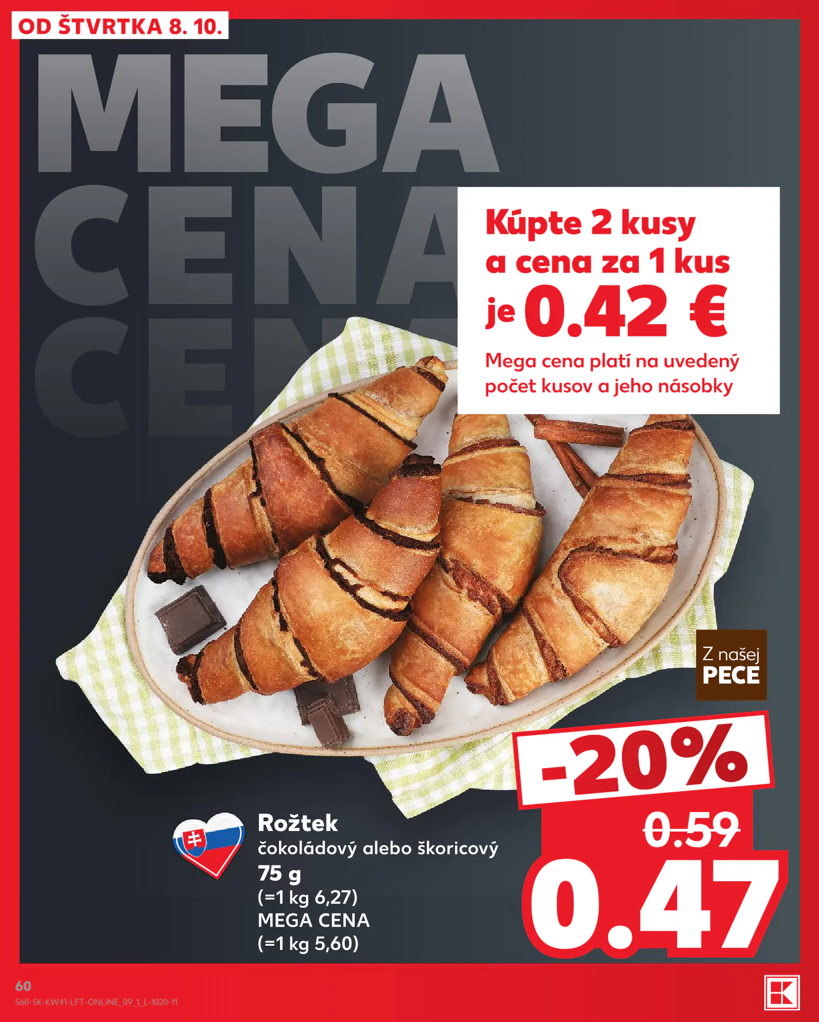 Kaufland Szlovákia KDZ, 60. oldal (okt. 8–14.)