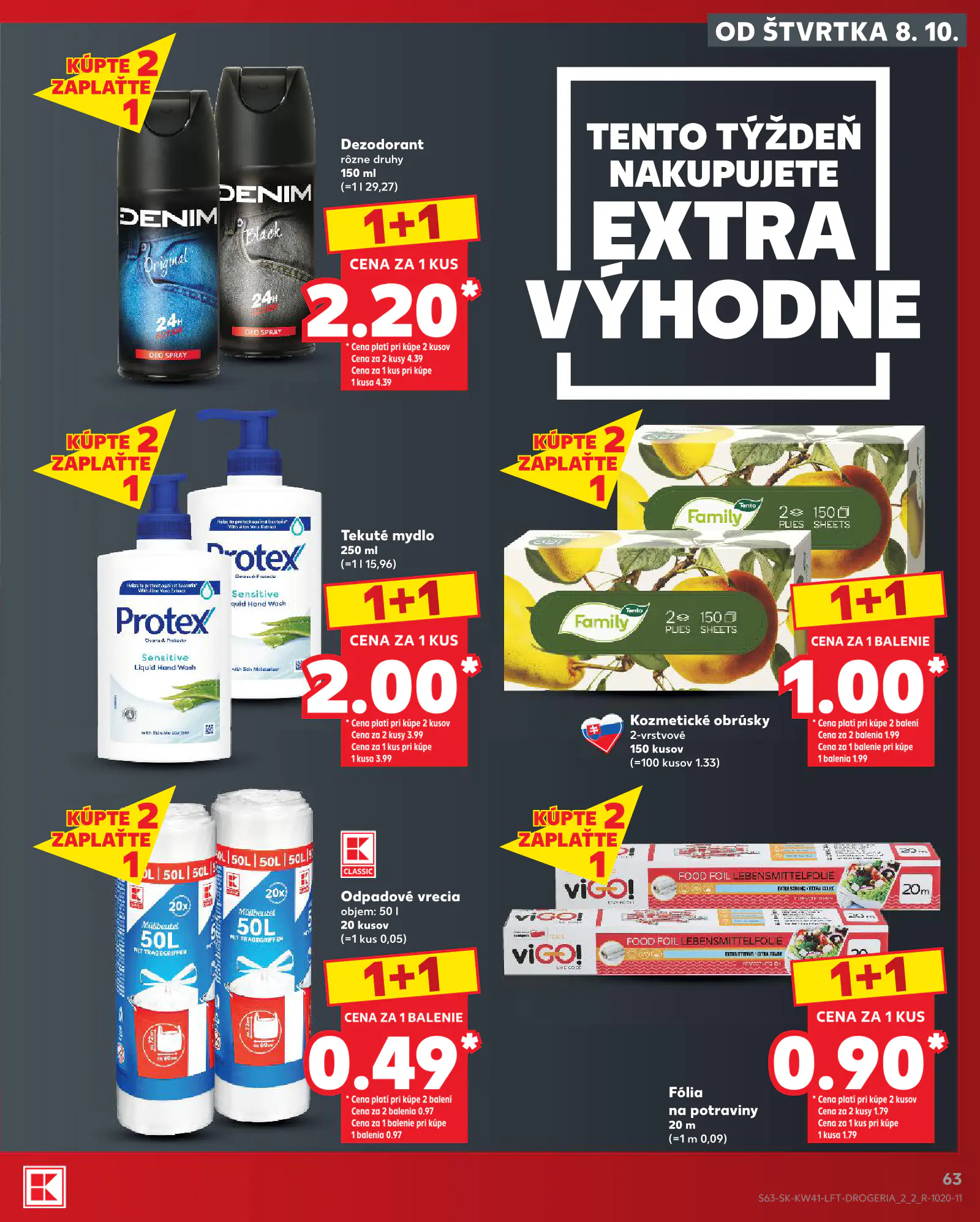 Kaufland Szlovákia KDZ, 63. oldal (okt. 8–14.)