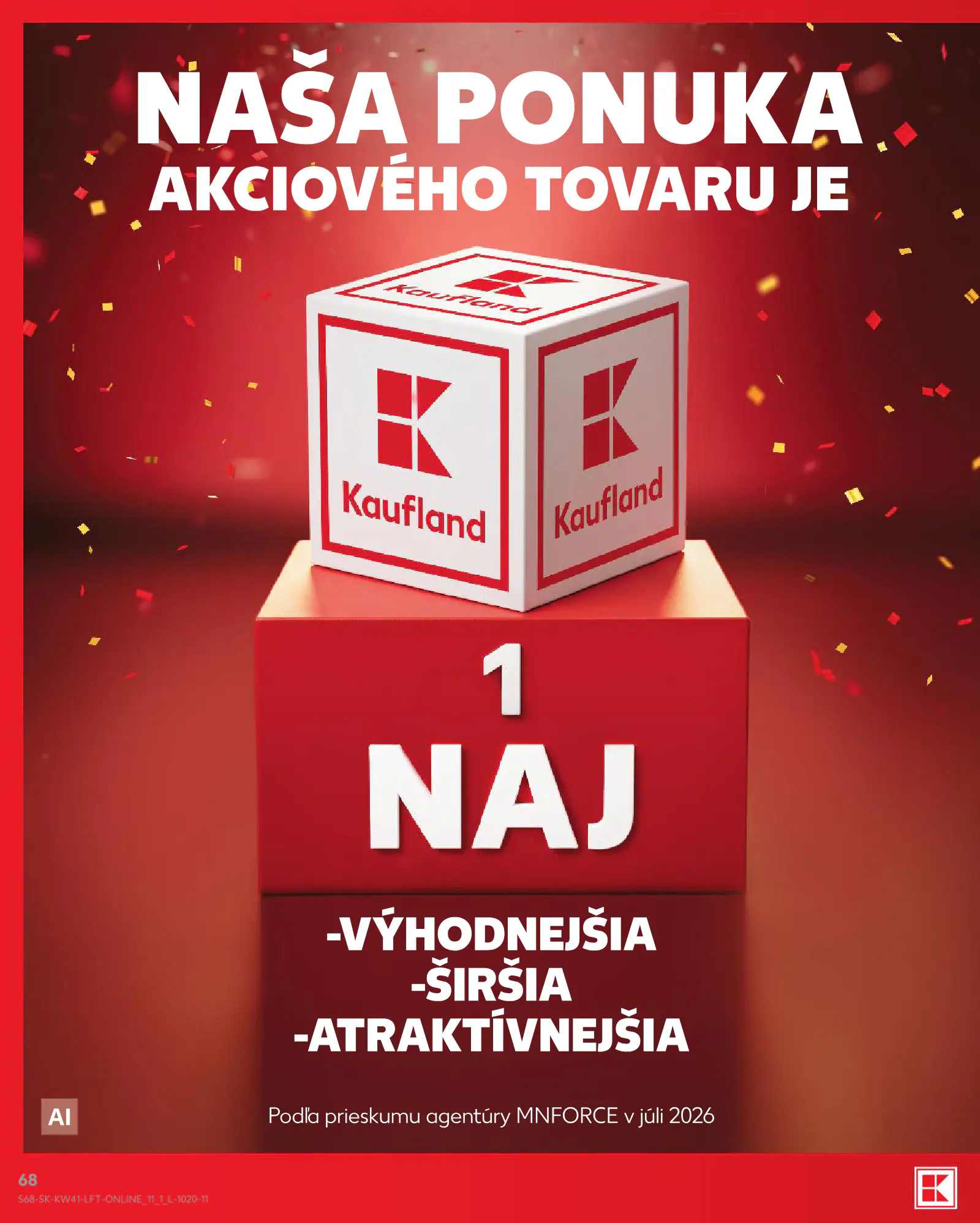 Kaufland Szlovákia KDZ, 68. oldal (okt. 8–14.)