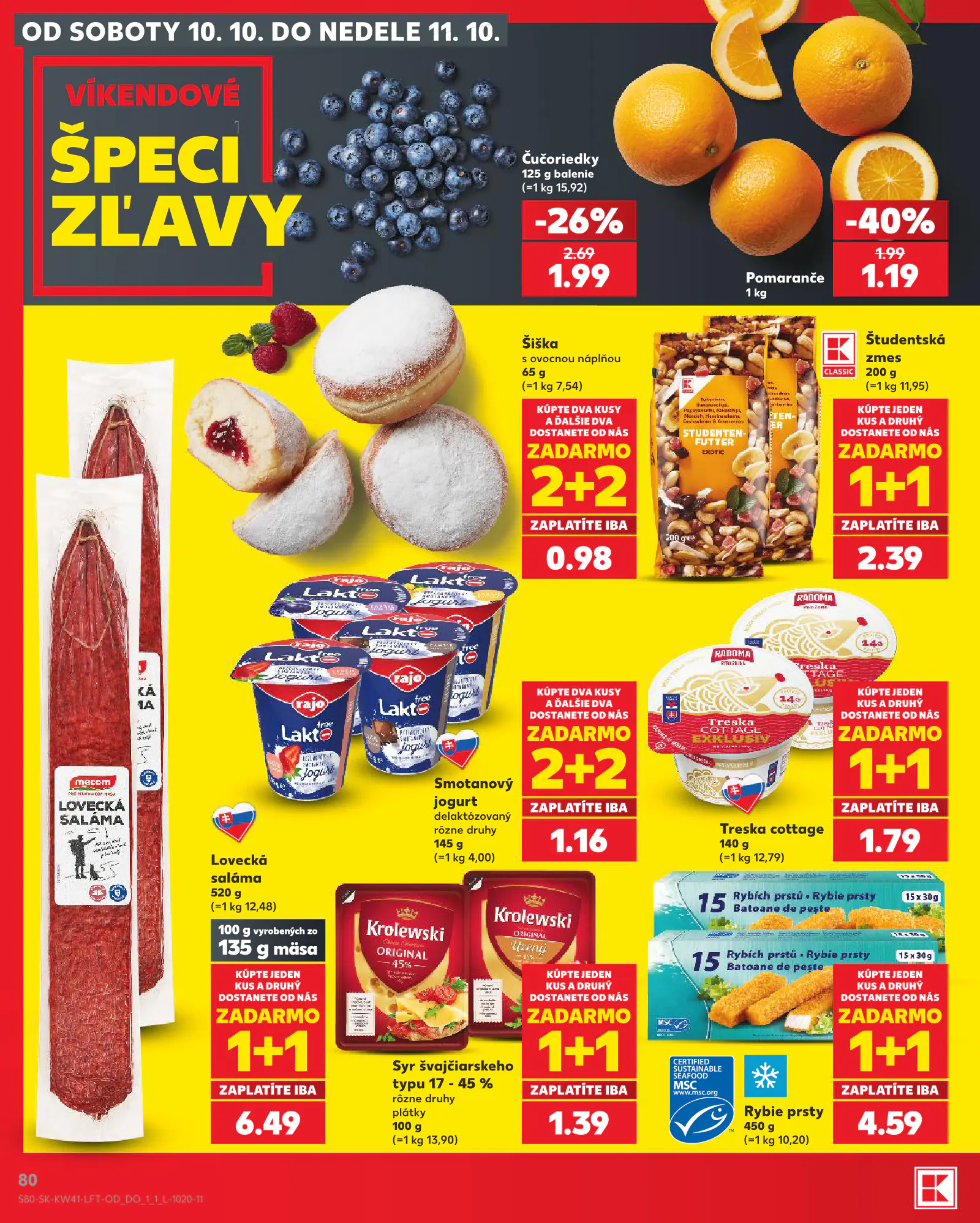 Kaufland Szlovákia KDZ, 80. oldal (okt. 8–14.)