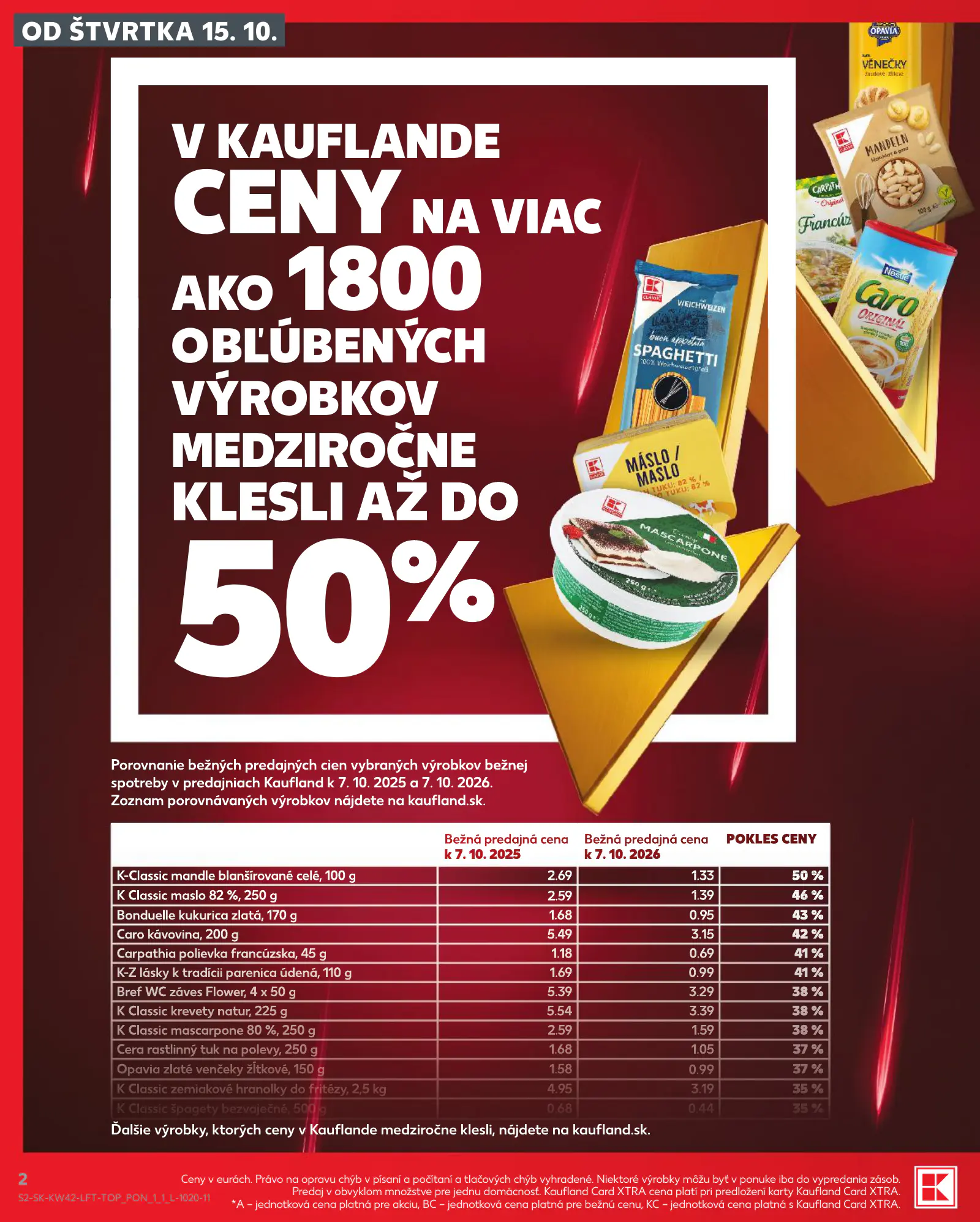 Kaufland Szlovákia KDZ, 2. oldal (okt. 15–21.)