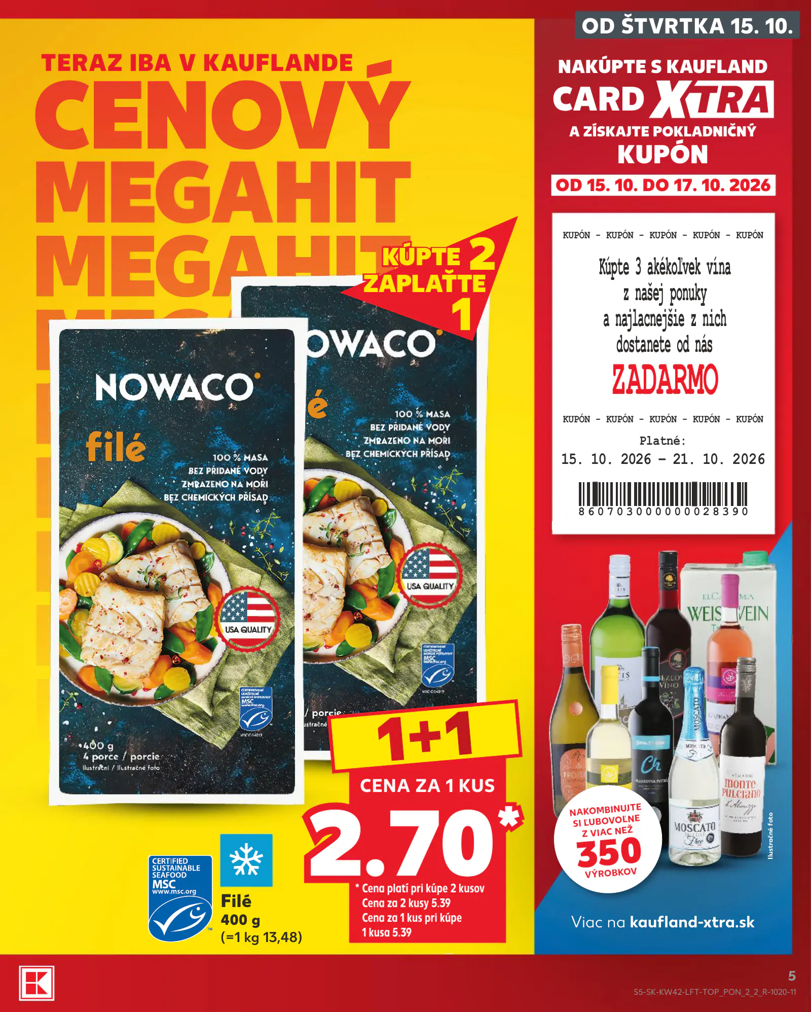 Kaufland Szlovákia KDZ, 5. oldal (okt. 15–21.)