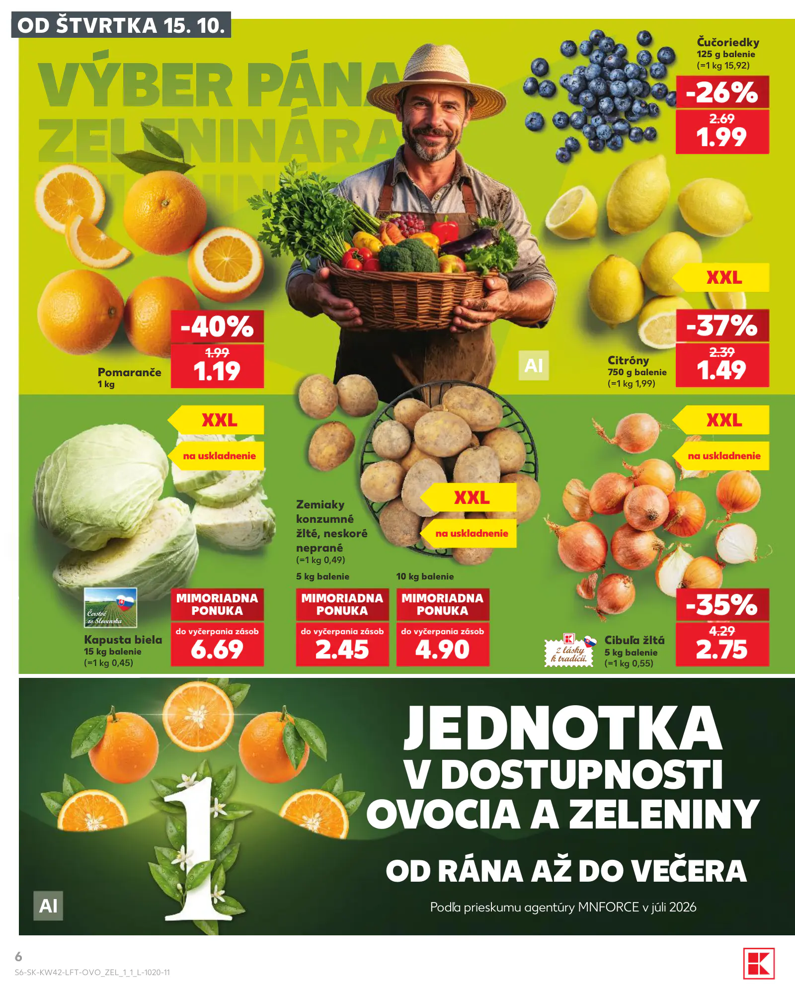 Kaufland Szlovákia KDZ, 6. oldal (okt. 15–21.)