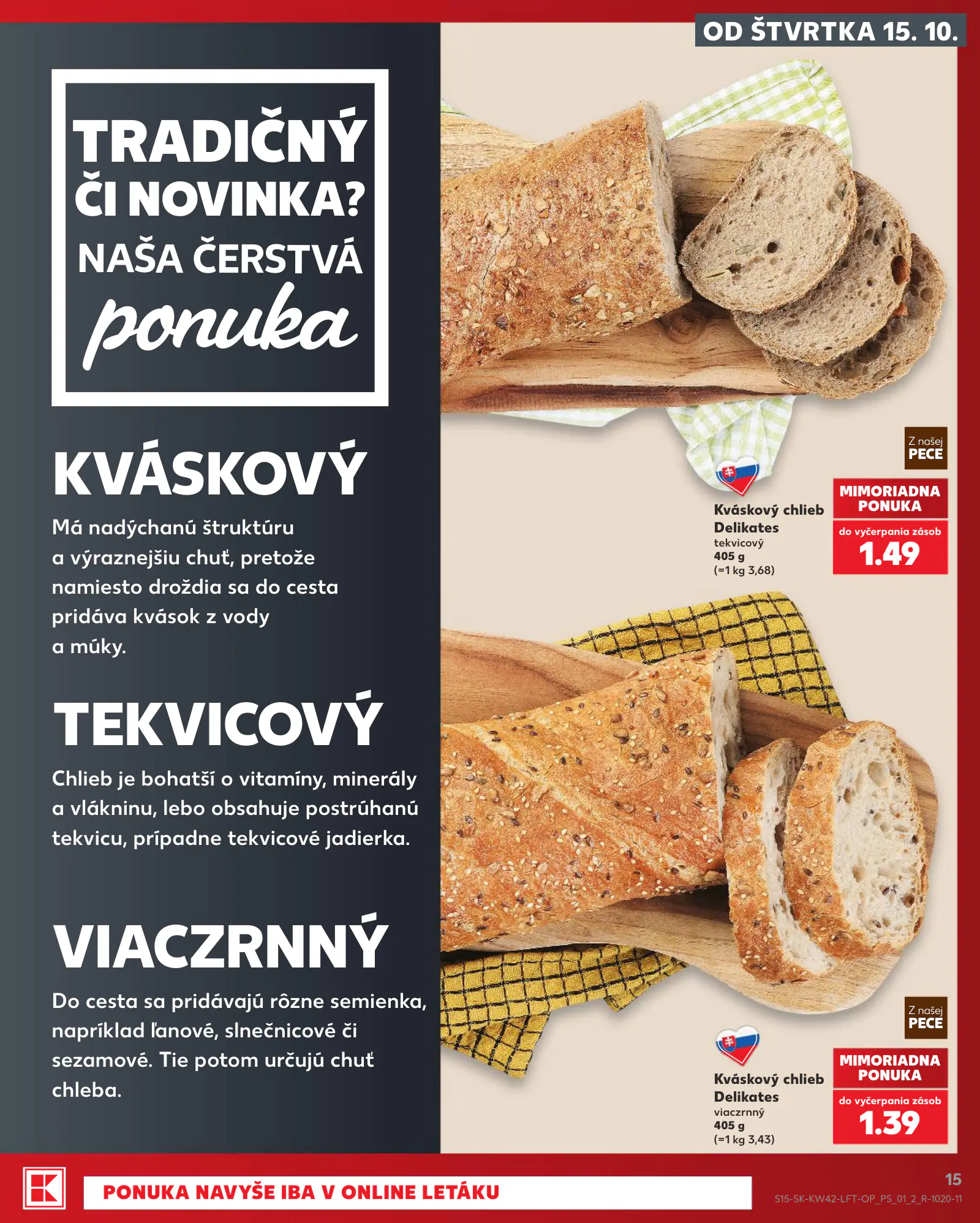 Kaufland Szlovákia KDZ, 15. oldal (okt. 15–21.)