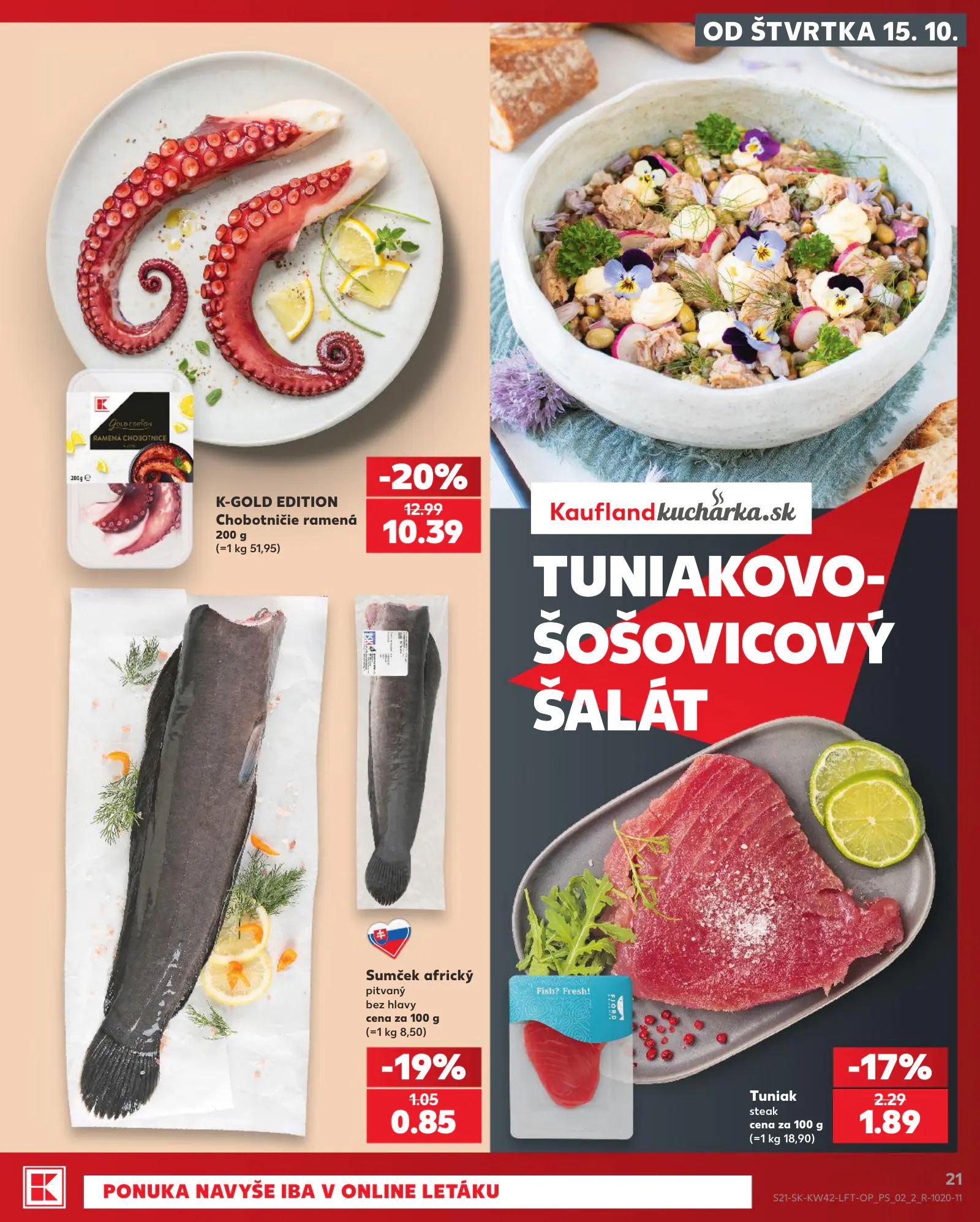 Kaufland Szlovákia KDZ, 21. oldal (okt. 15–21.)