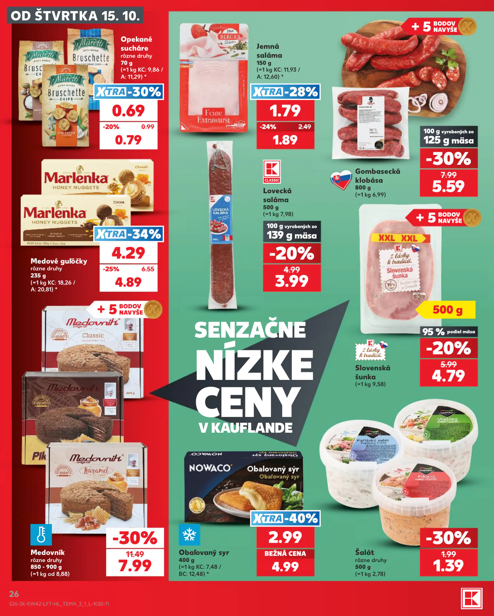 Kaufland Szlovákia KDZ, 26. oldal (okt. 15–21.)
