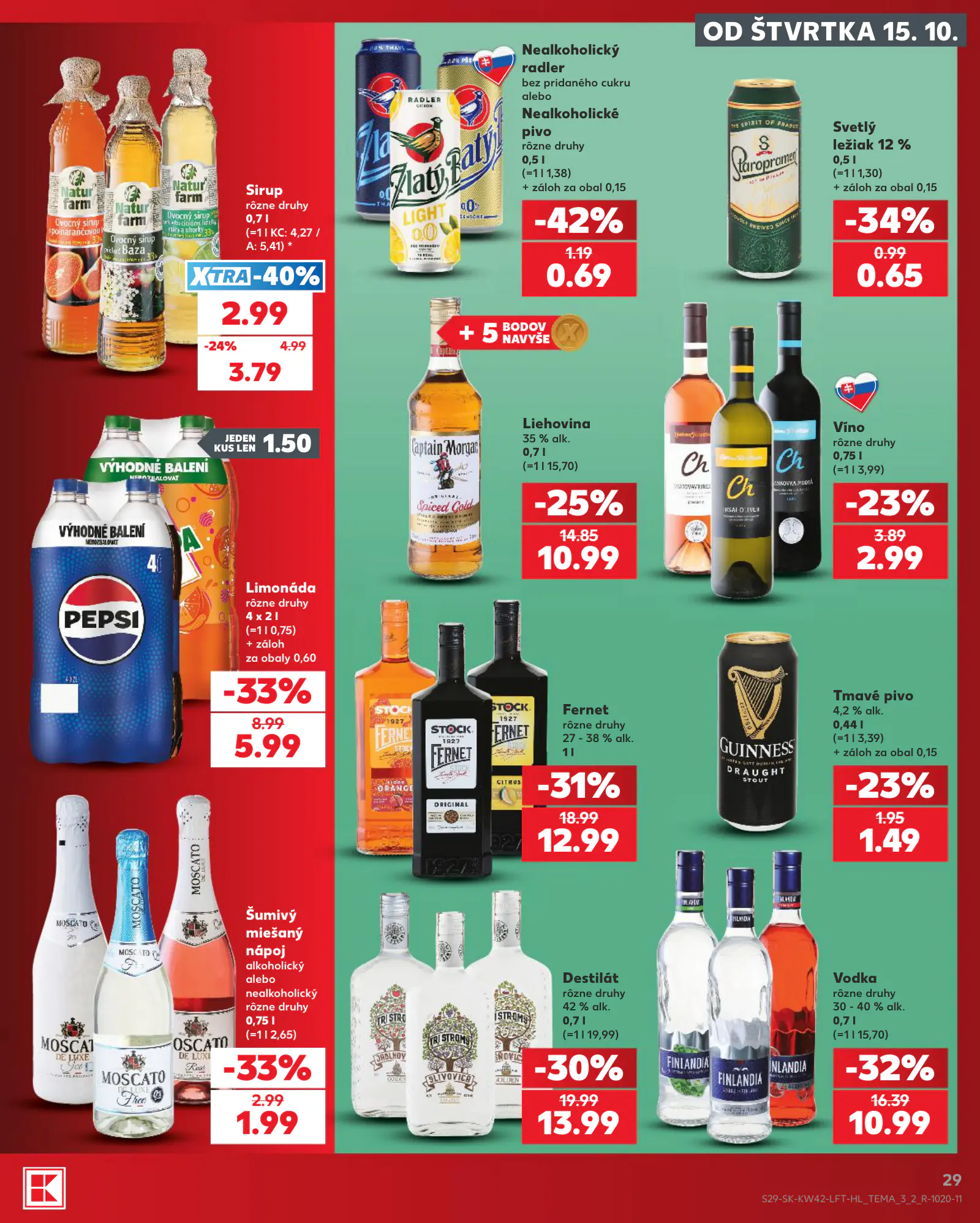 Kaufland Szlovákia KDZ, 29. oldal (okt. 15–21.)