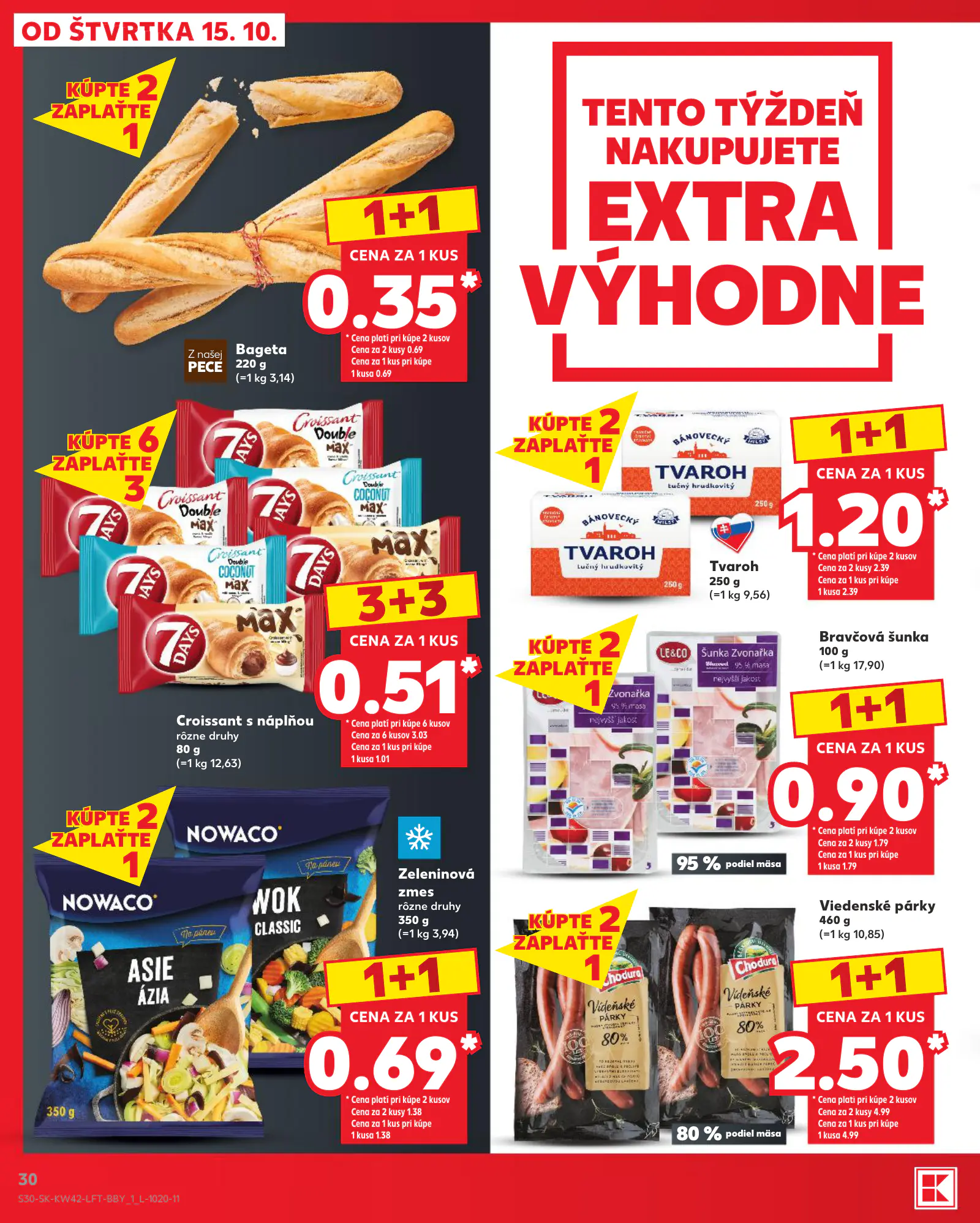 Kaufland Szlovákia KDZ, 30. oldal (okt. 15–21.)