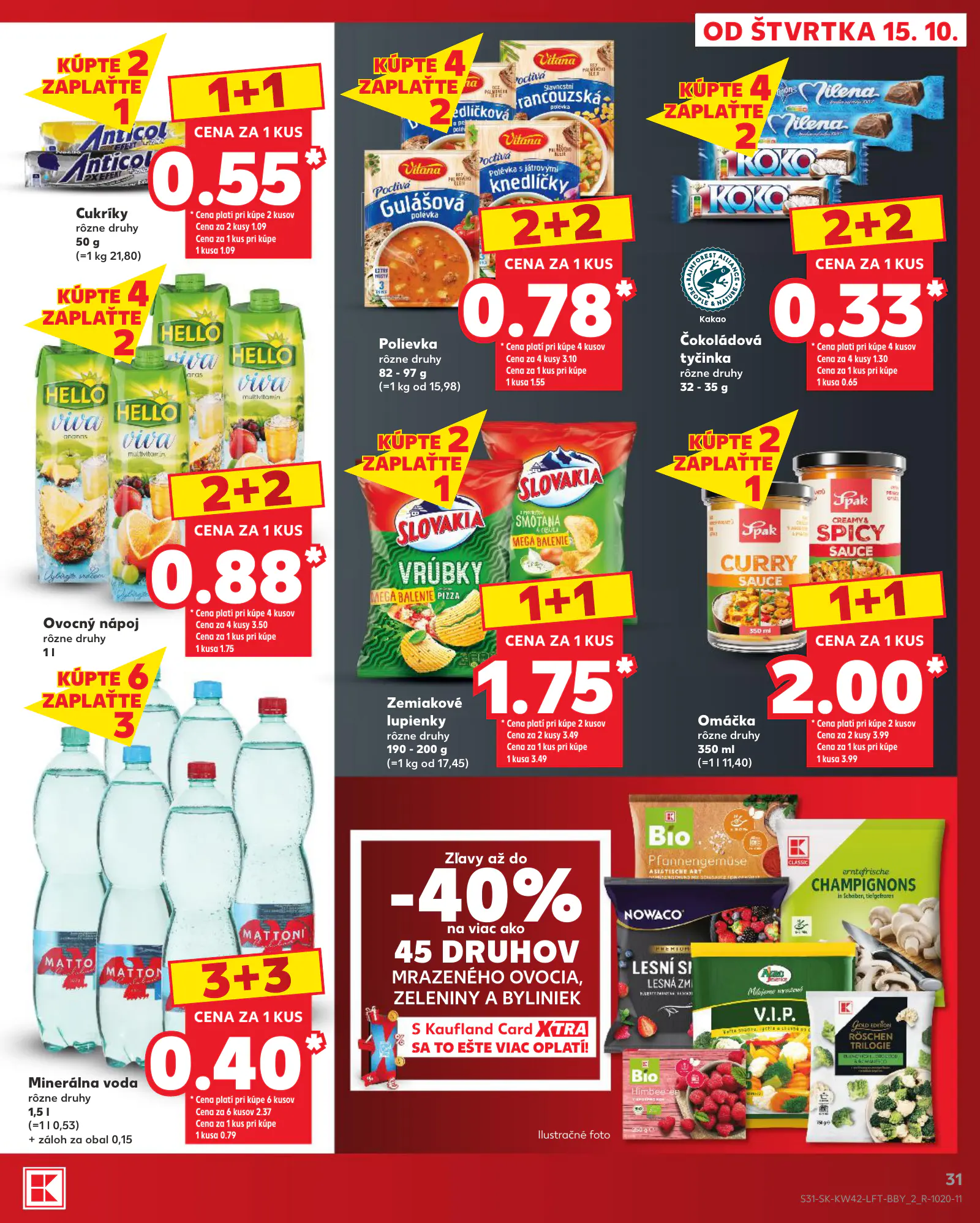 Kaufland Szlovákia KDZ, 31. oldal (okt. 15–21.)