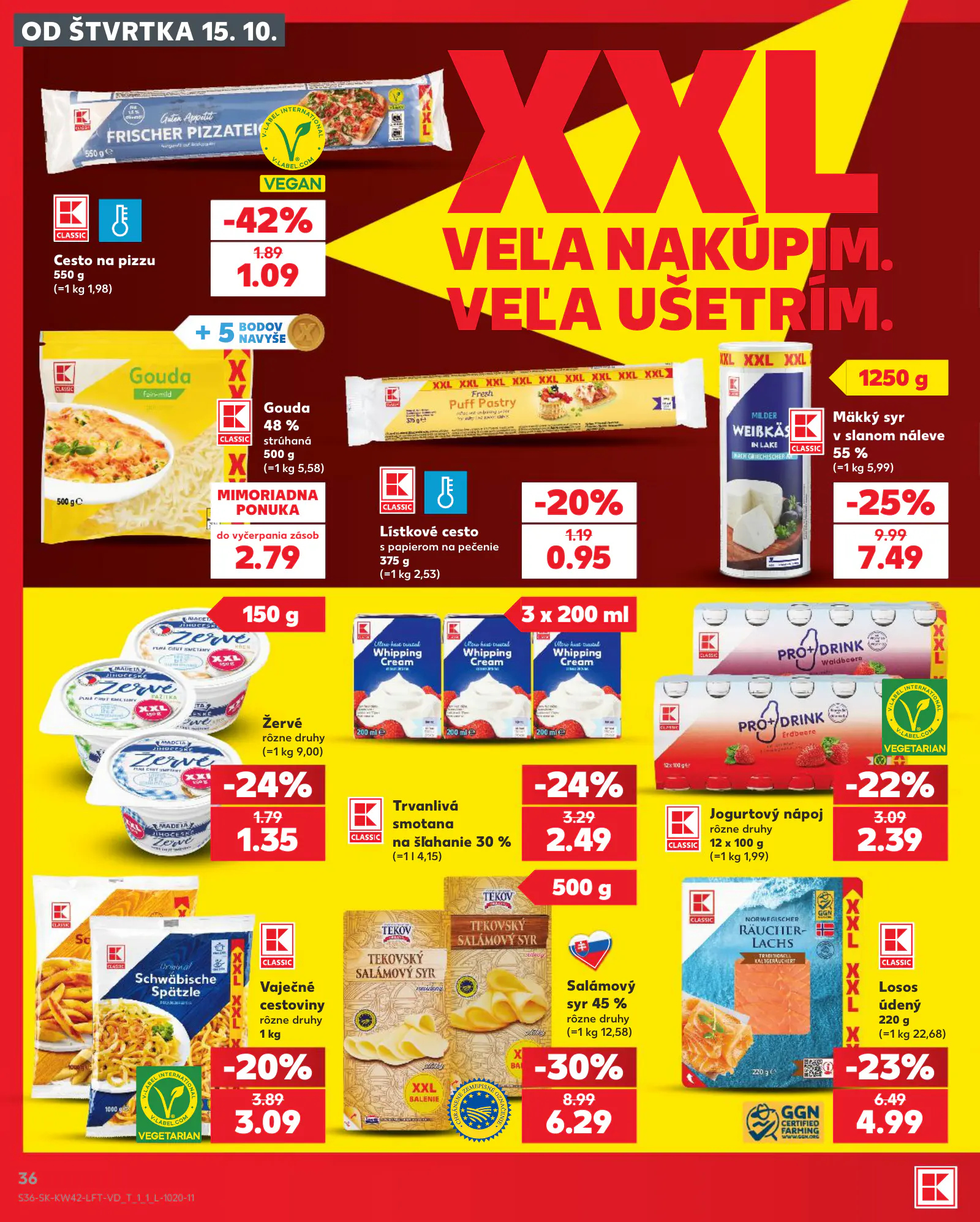 Kaufland Szlovákia KDZ, 36. oldal (okt. 15–21.)