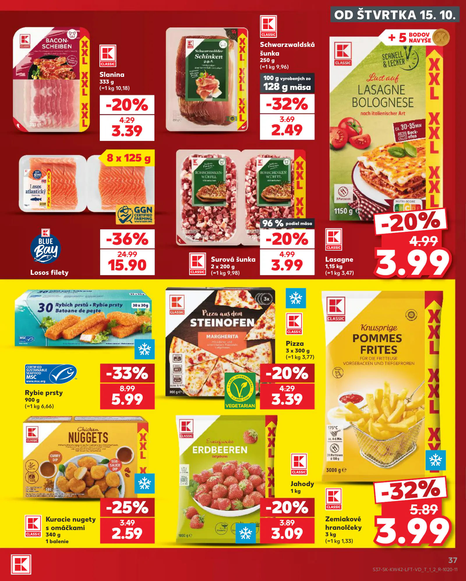 Kaufland Szlovákia KDZ, 37. oldal (okt. 15–21.)