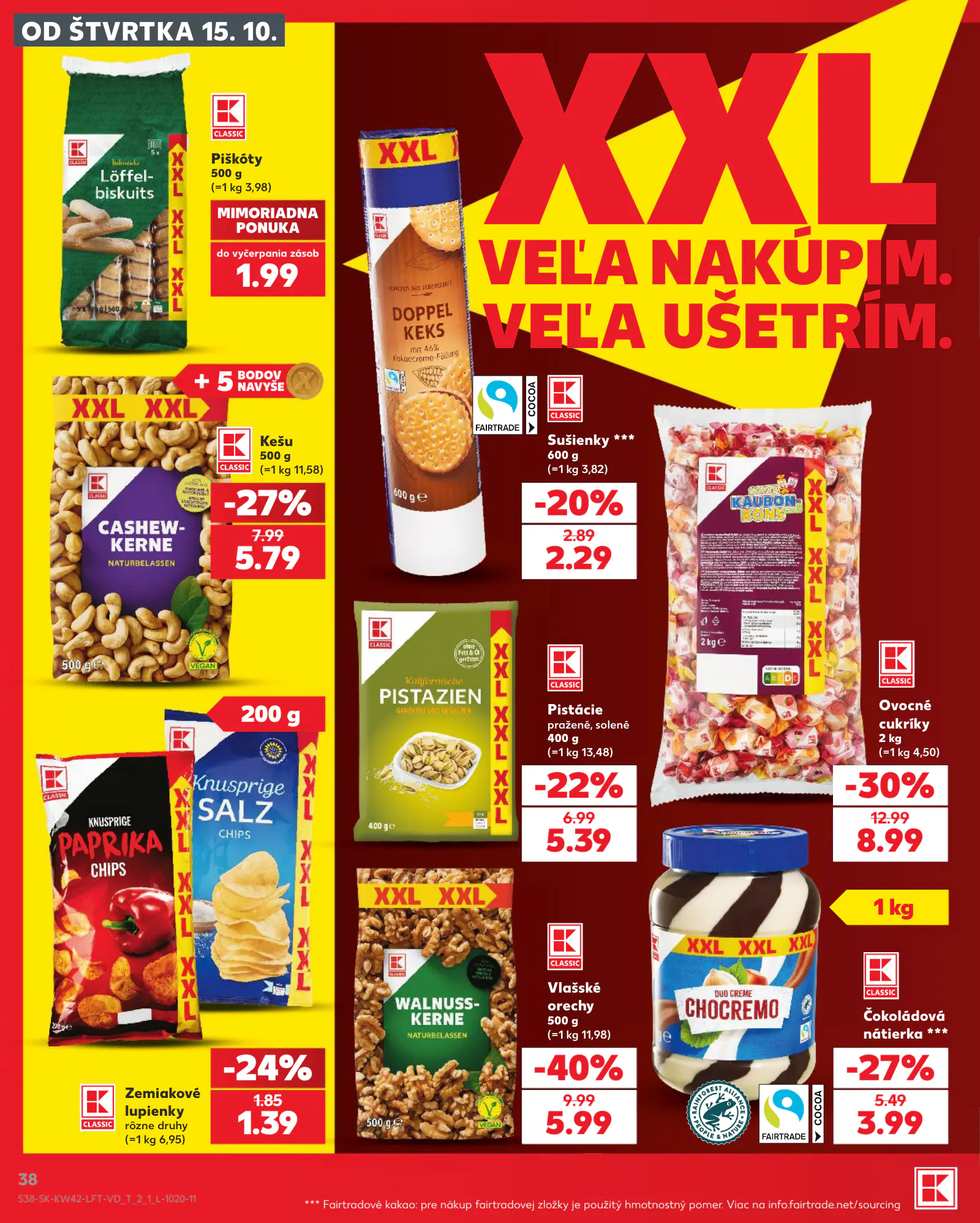 Kaufland Szlovákia KDZ, 38. oldal (okt. 15–21.)