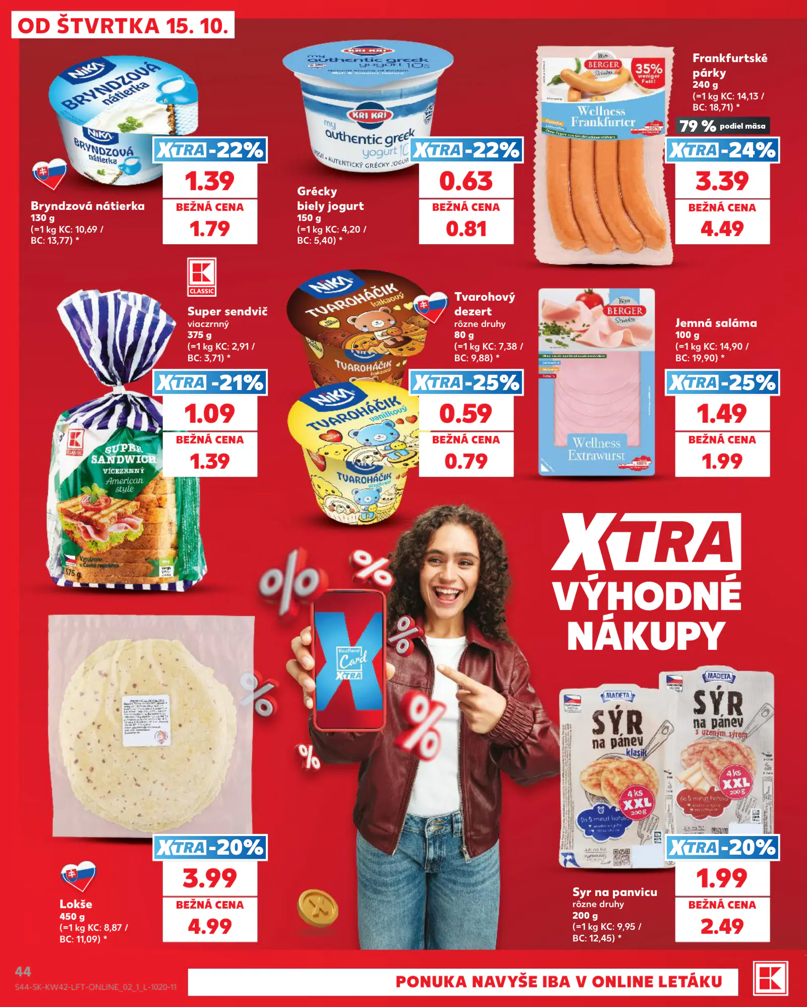 Kaufland Szlovákia KDZ, 44. oldal (okt. 15–21.)