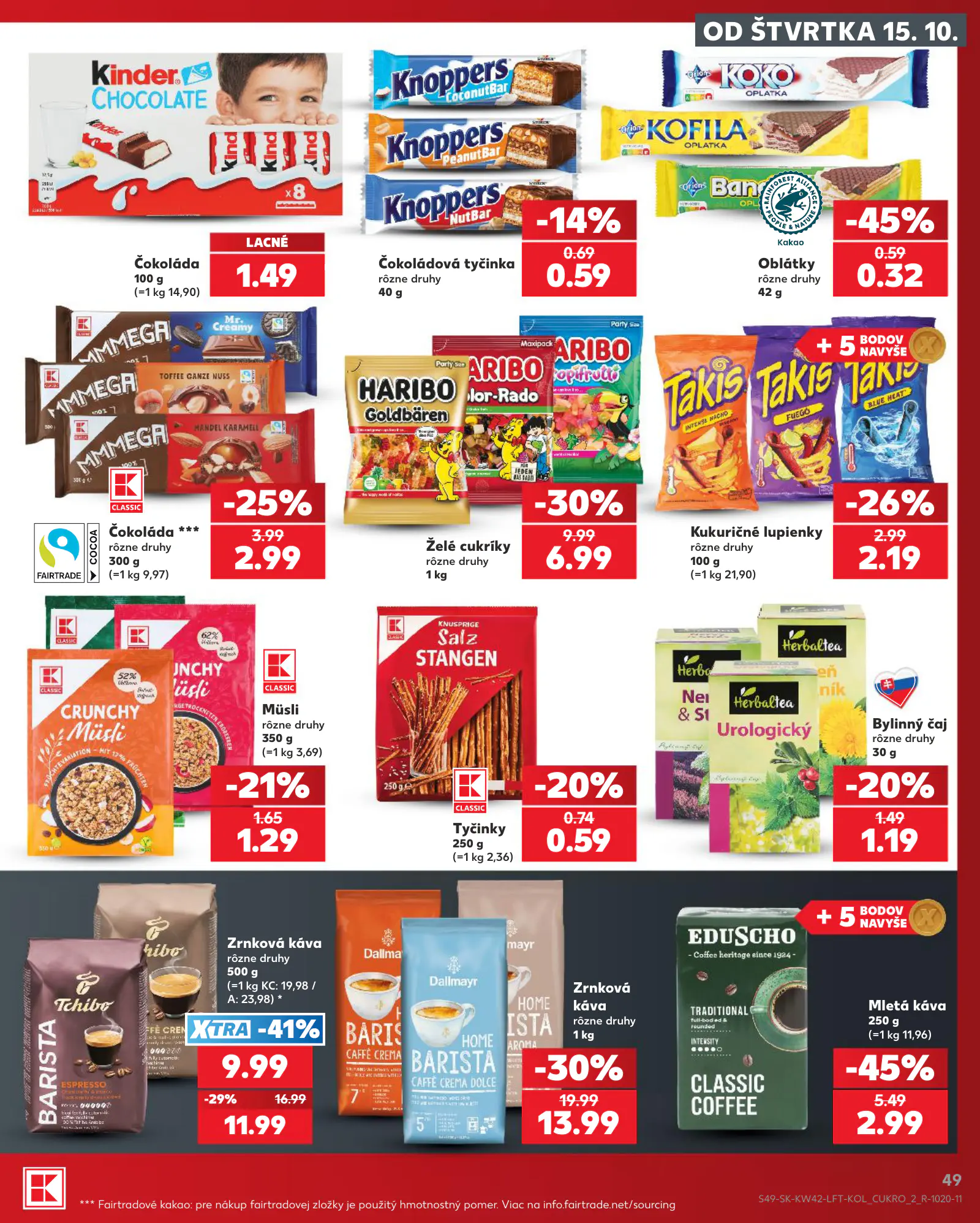 Kaufland Szlovákia KDZ, 49. oldal (okt. 15–21.)