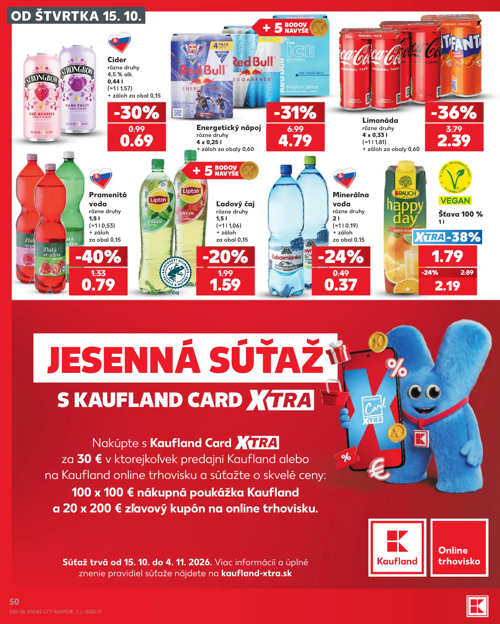 Kaufland Szlovákia KDZ, 50. oldal (okt. 15–21.)