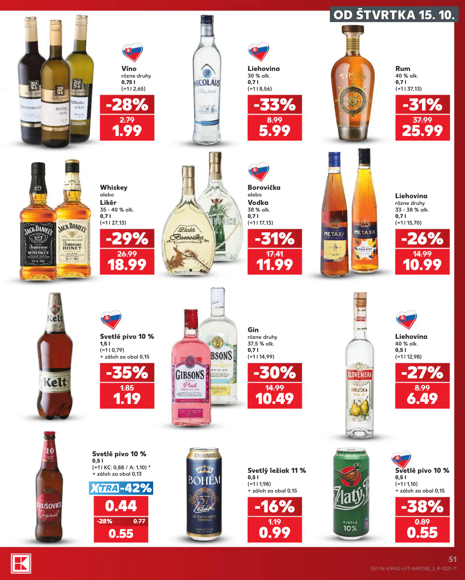 Kaufland Szlovákia KDZ, 51. oldal (okt. 15–21.)